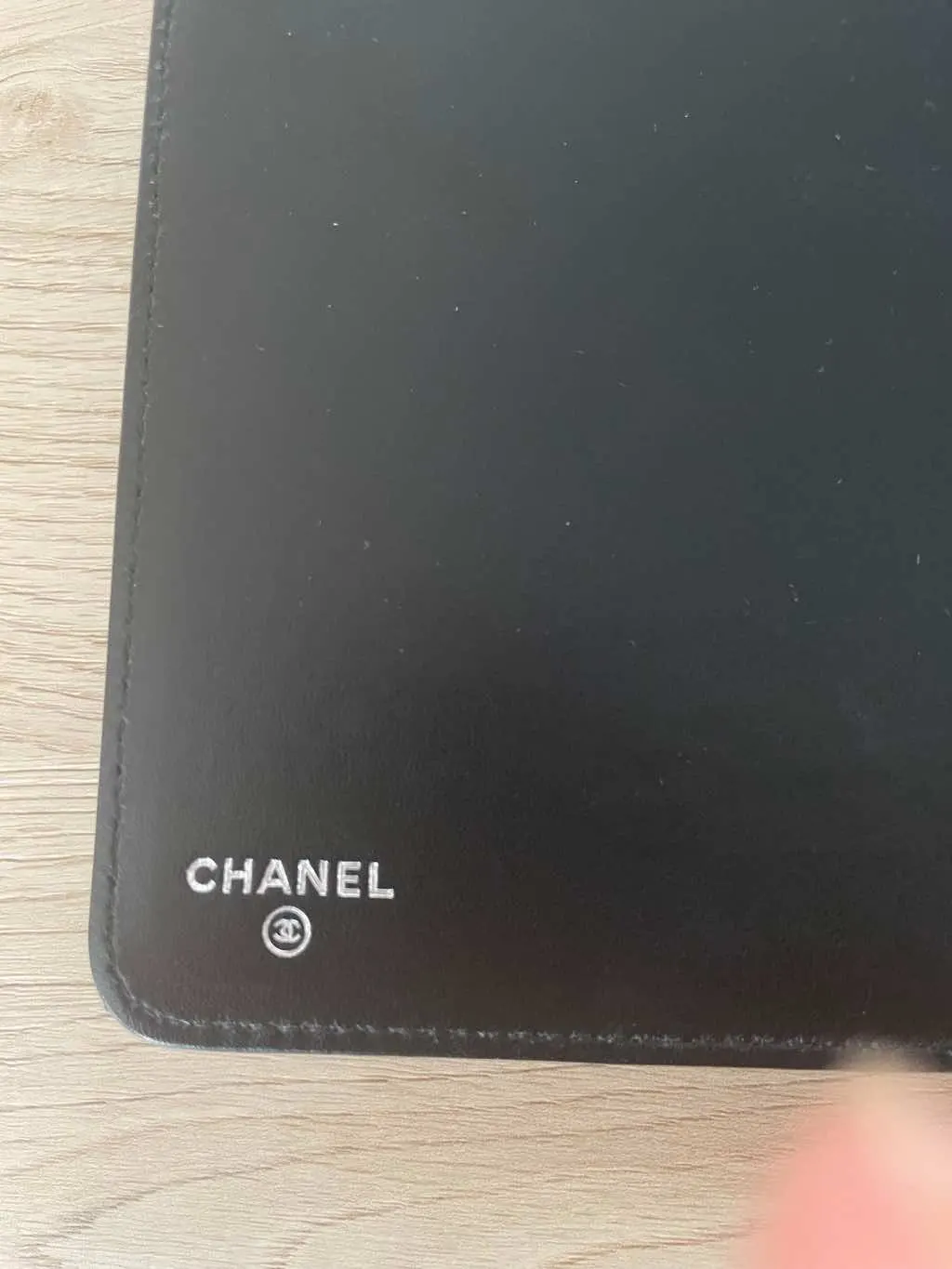 Chanel Timeless iPad mini protector Black Leather Never worn - Box View