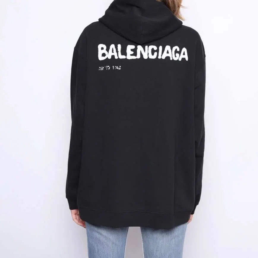 Balenciaga Black and whit. oversized cut Black Cotton Never worn, with tag - Inside View