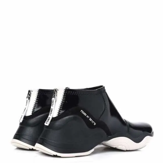 Fendi Black Sneakers Black Never worn, with tag - Back View