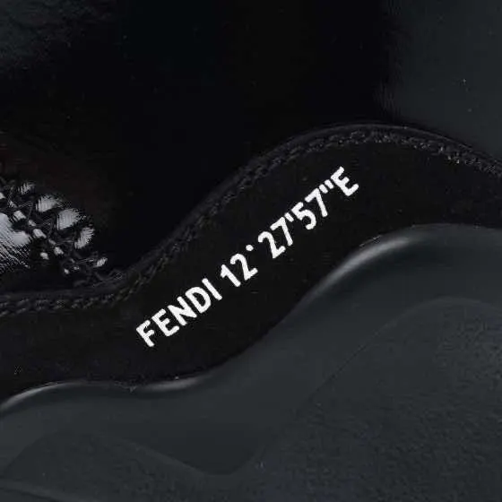 Fendi Black Sneakers Black Never worn, with tag - Inside View