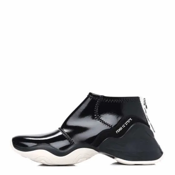 Fendi Black Sneakers Black Never worn, with tag - Model View