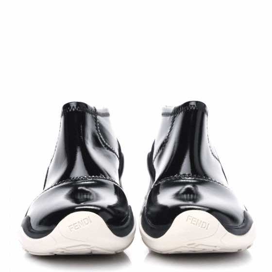 Fendi Black Sneakers  - Side view