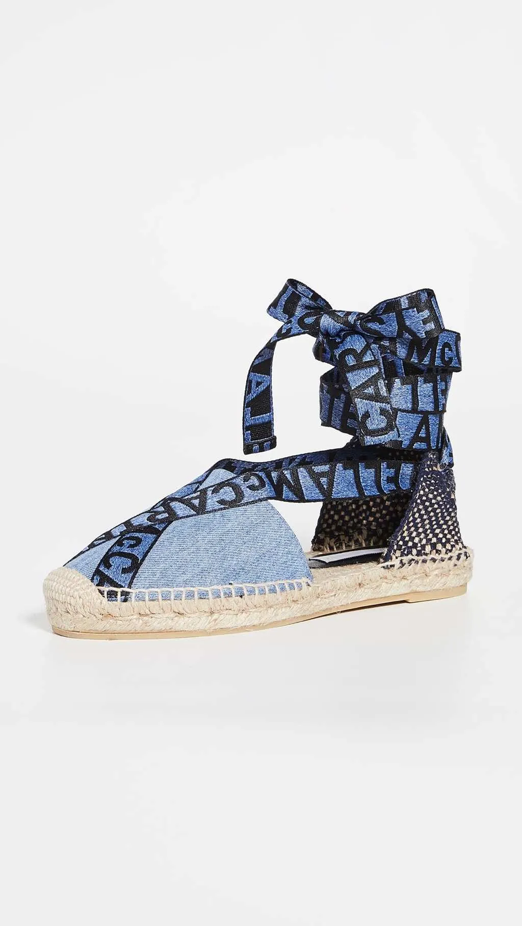 Stella McCartney Fabric and Denim Espadrilles Blue Denim Never worn, with tag - Inside View