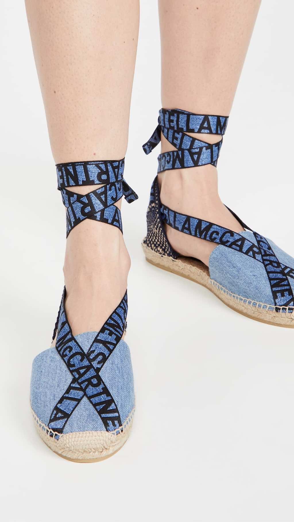 Stella Mccartney Fabric and Denim Espadrilles - Detail 1