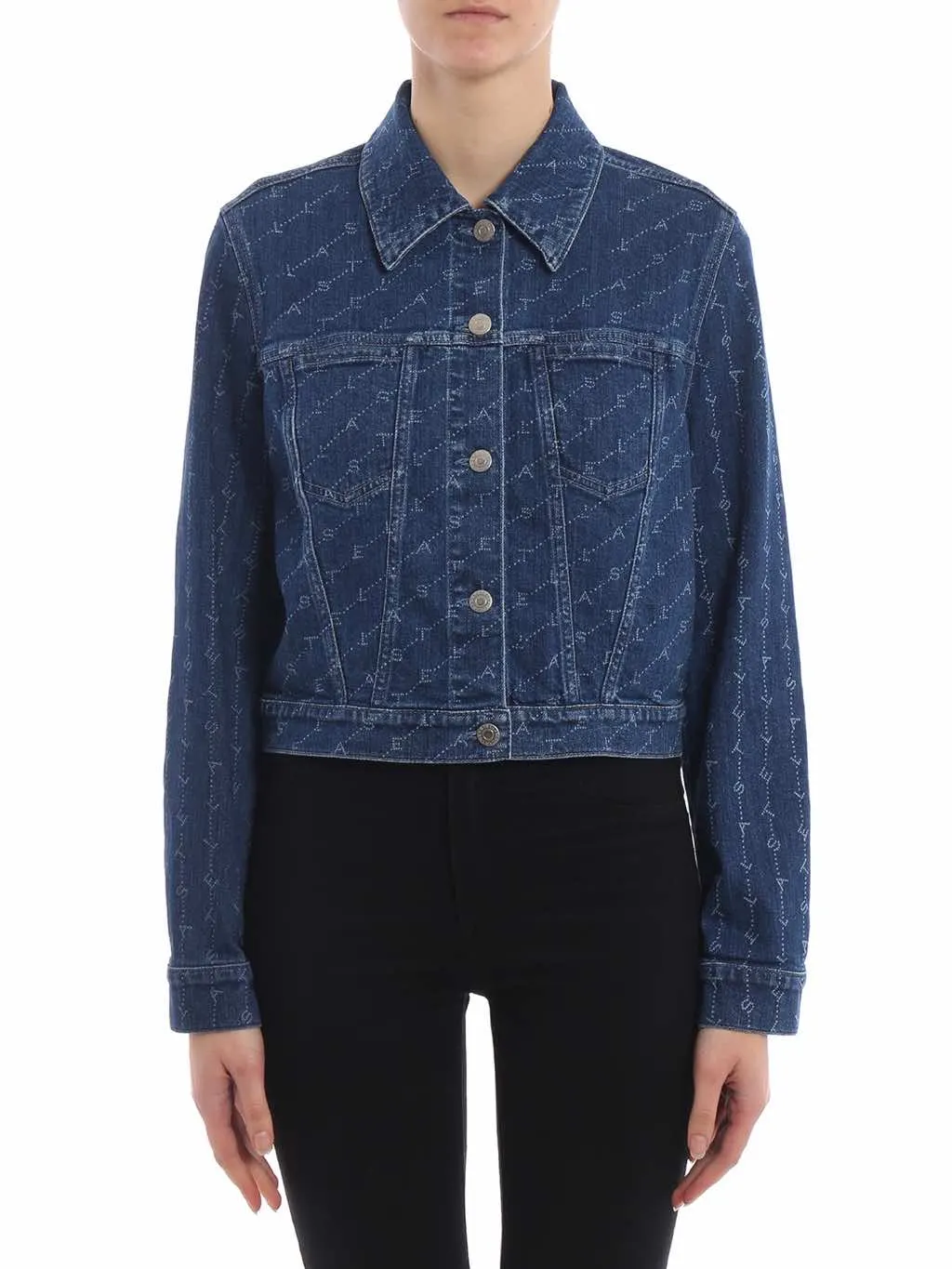 Stella McCartney Denim Jacket Navy Denim Never worn, with tag - Back View