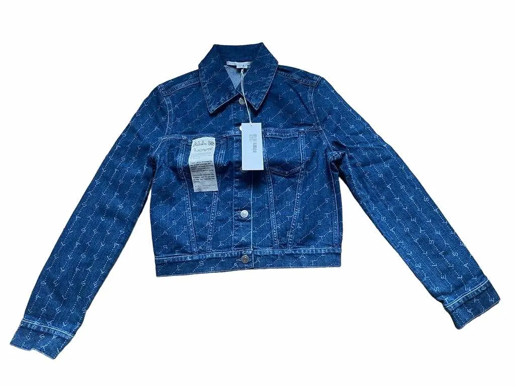 Stella McCartney Denim Jacket Navy Denim Never worn, with tag - Inside View