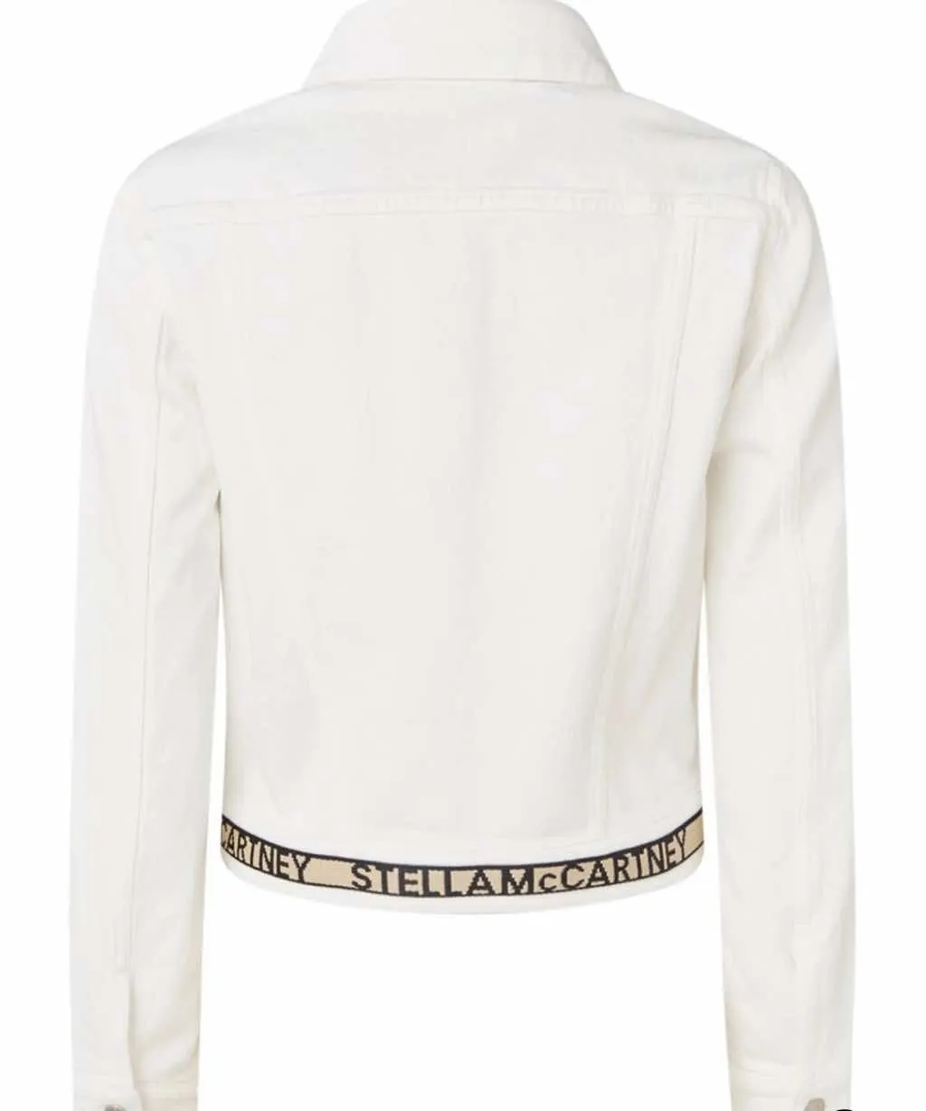 Stella McCartney White Denim Jacket White Denim Never worn, with tag - Inside View