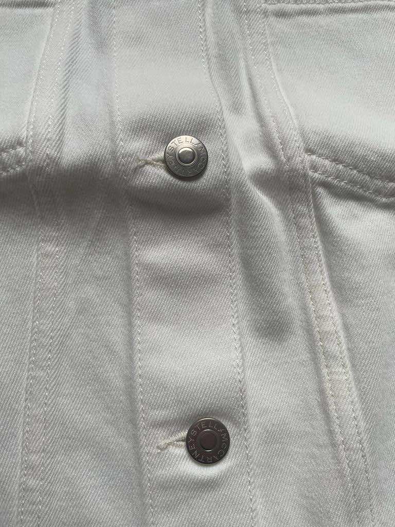 Stella Mccartney White Denim Jacket - Side view