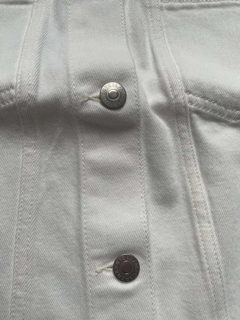 Stella McCartney White Denim Jacket White Denim Never worn, with tag - Box View