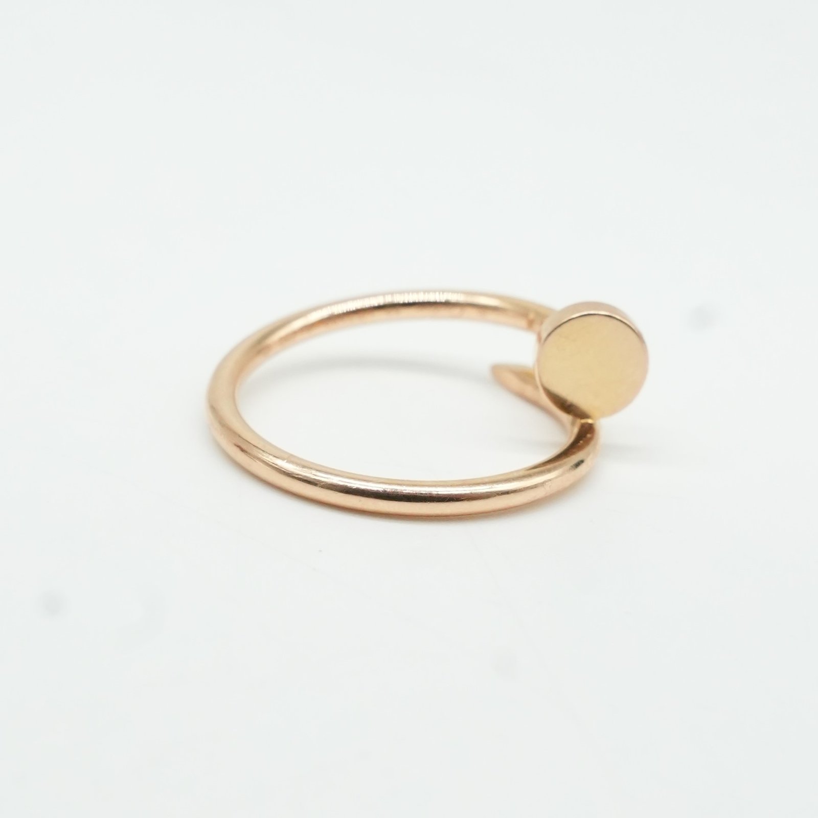 Cartier Juste Un Clou SM Ring 18K Rose Gold - Back view