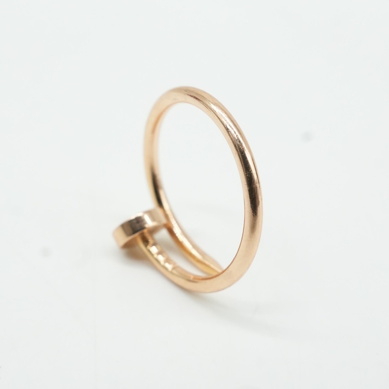 Cartier Juste Un Clou SM Ring 18K Rose Gold - Side view