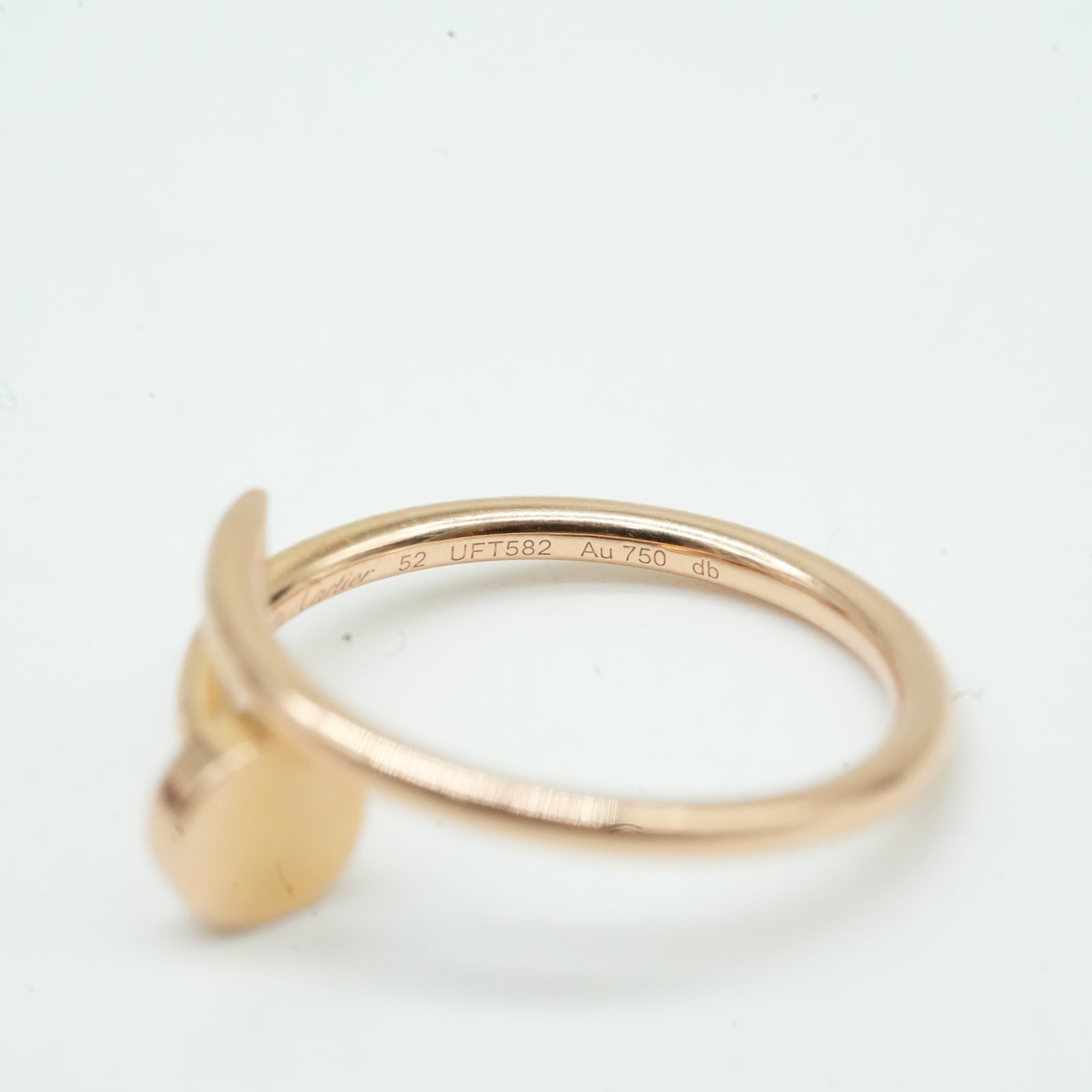 Cartier Juste Un Clou SM Ring 18K Rose Gold - Detail 2