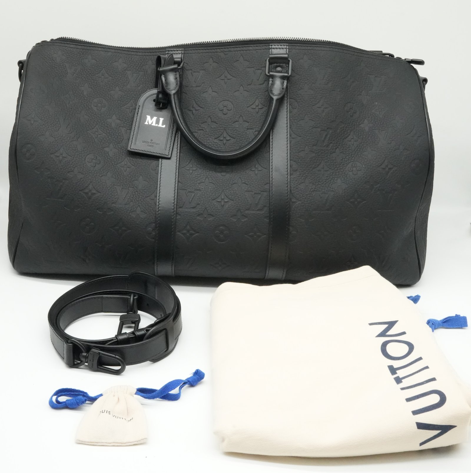 Louis Vuitton Monogram Taurillon Keepall Bandouliere 50 M59025 - Image 15