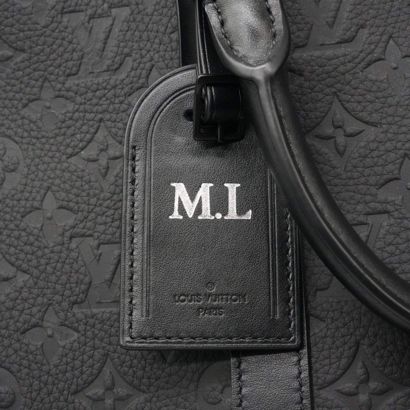 Louis Vuitton Monogram Taurillon Keepall Bandouliere 50 M59025 - Side view