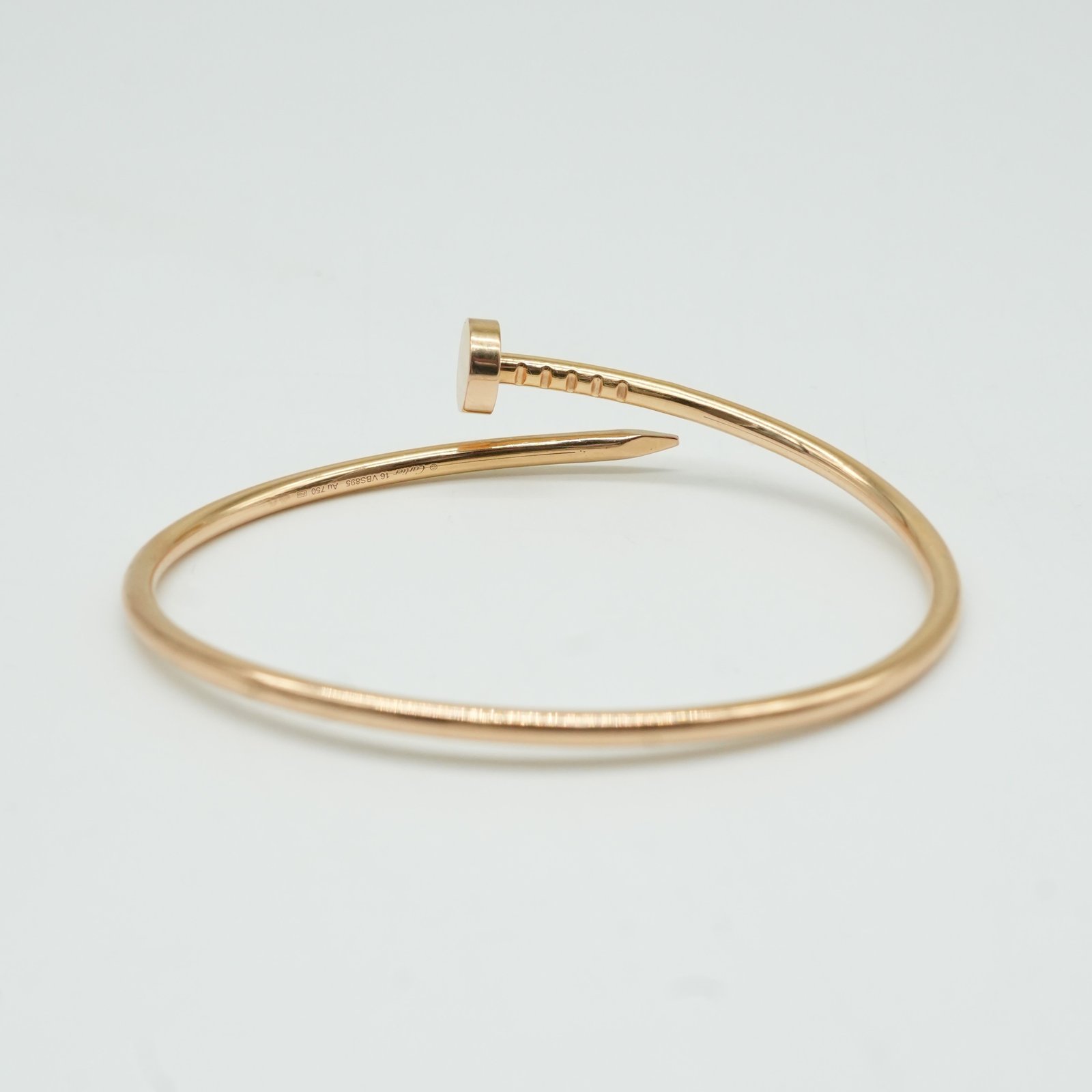 Cartier Un Clou SM Bracelet 18K Yellow Gold - Back view