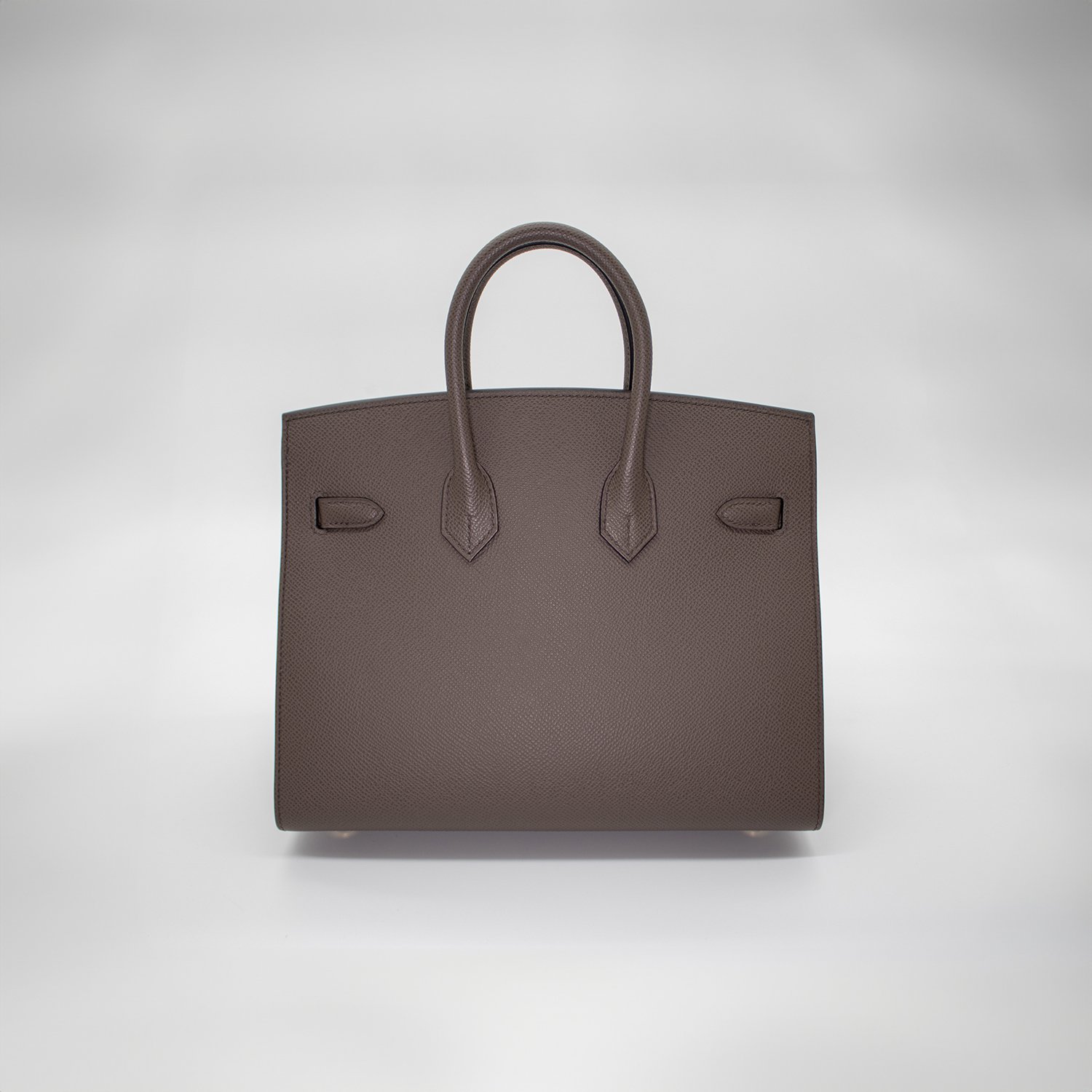 Hermès Birkin 25 Epsom Leather Gris Etain Gold HW 2023 Stamp B - Back view