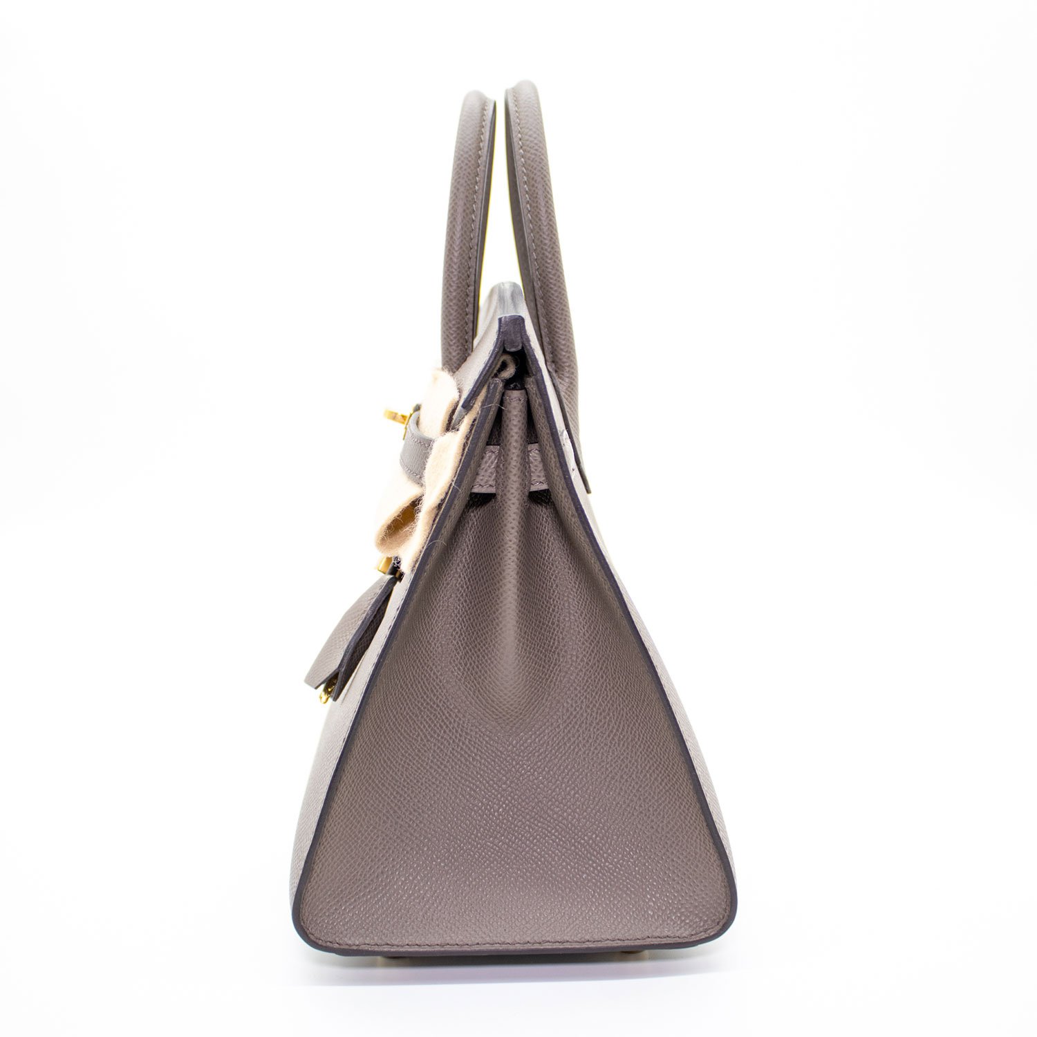 Hermès Birkin 25 Epsom Leather Gris Etain Gold HW 2023 Stamp B - 4