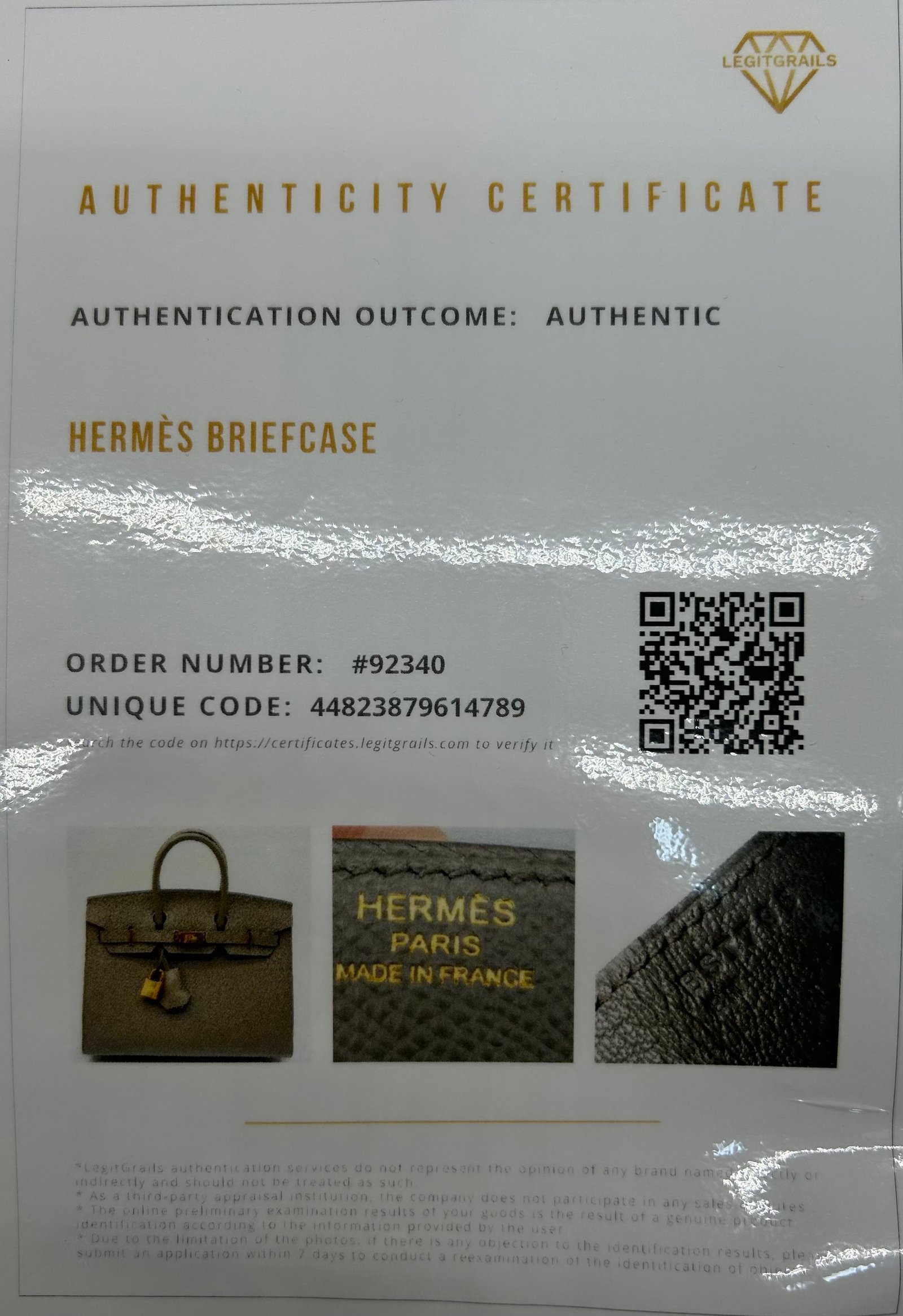Hermès Birkin 25 Epsom Leather Gris Etain Gold HW 2023 Stamp B - Detail 2