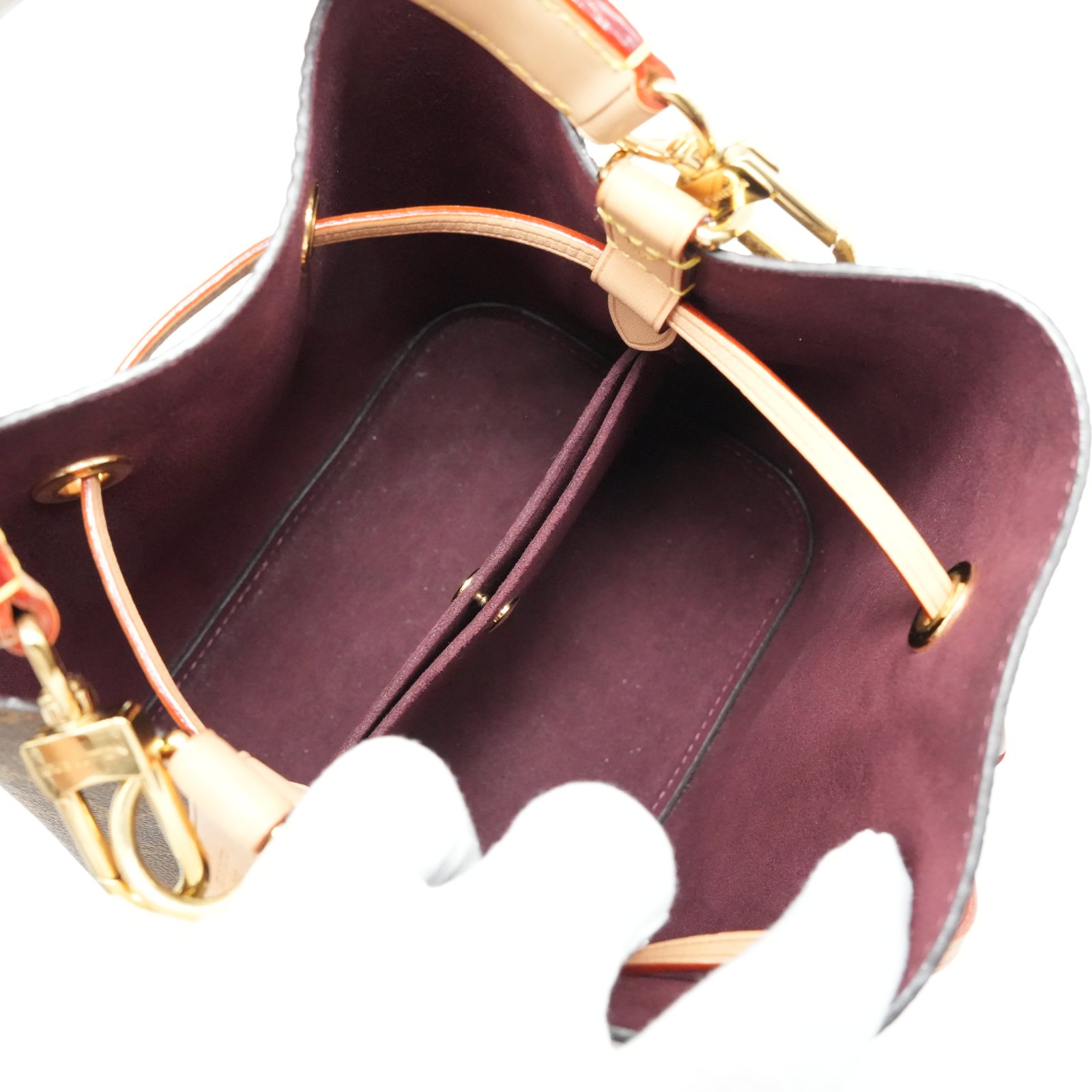 Louis Vuitton Neonoe BB Brown Monogram Shoulder Bag M46581 - Side view