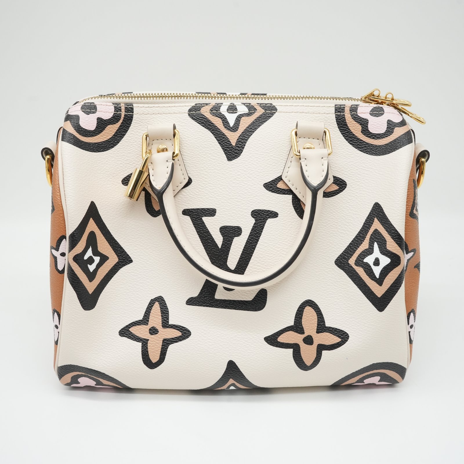 Louis Vuitton Bicolor Giant Wild At Heart Speedy Bandouliere 25 Bag M58947 - Image 6