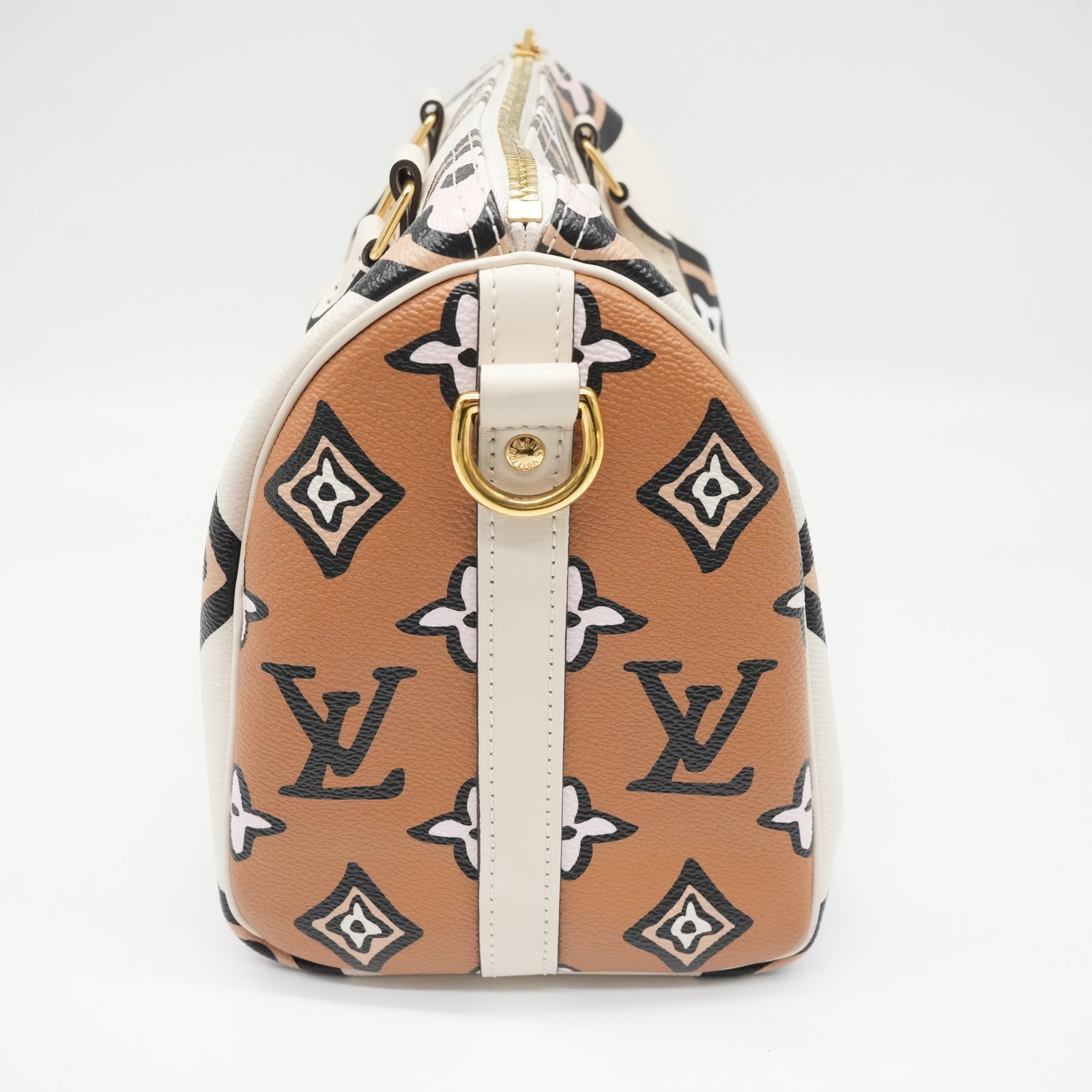 Louis Vuitton Bicolor Giant Wild At Heart Speedy Bandouliere 25 Bag M58947 - 4
