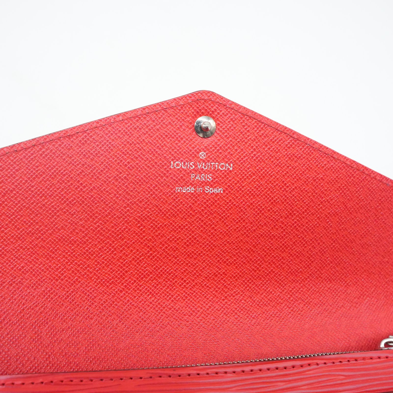 Louis Vuitton Epi Leather Sarah Wallet  Coquelicot M60723 - Detail 1