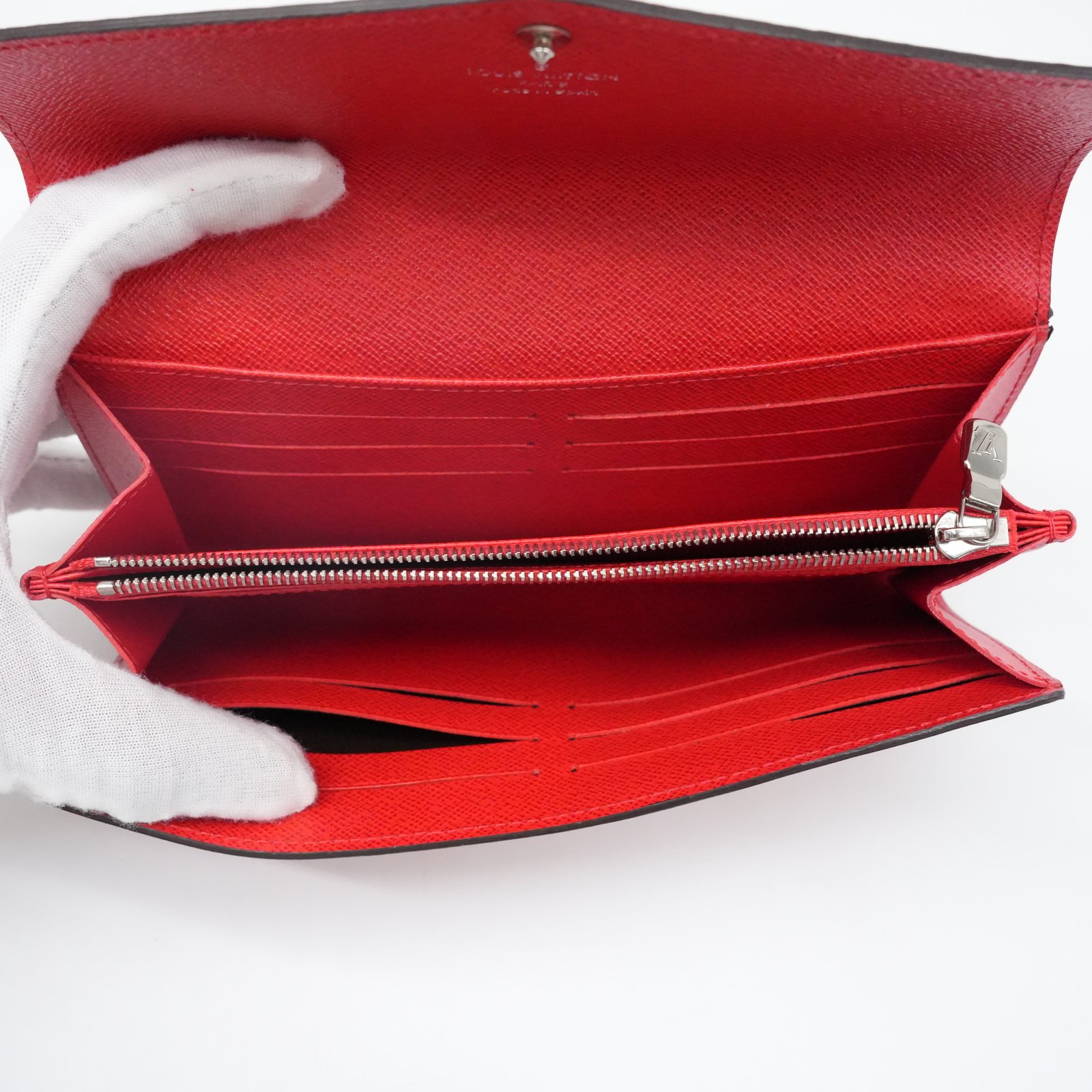 Louis Vuitton Epi Leather Sarah Wallet  Coquelicot M60723 - Detail 2