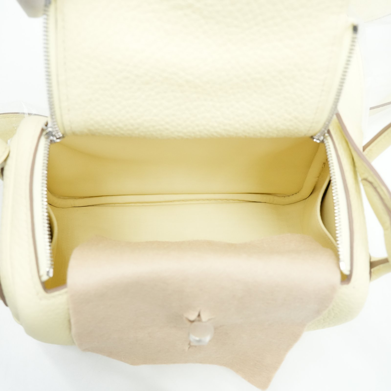 Hermès Lindy Mini Jaune Milton Taurillon Clemence Leather Shoulder Bag Year 2025 - Image 13