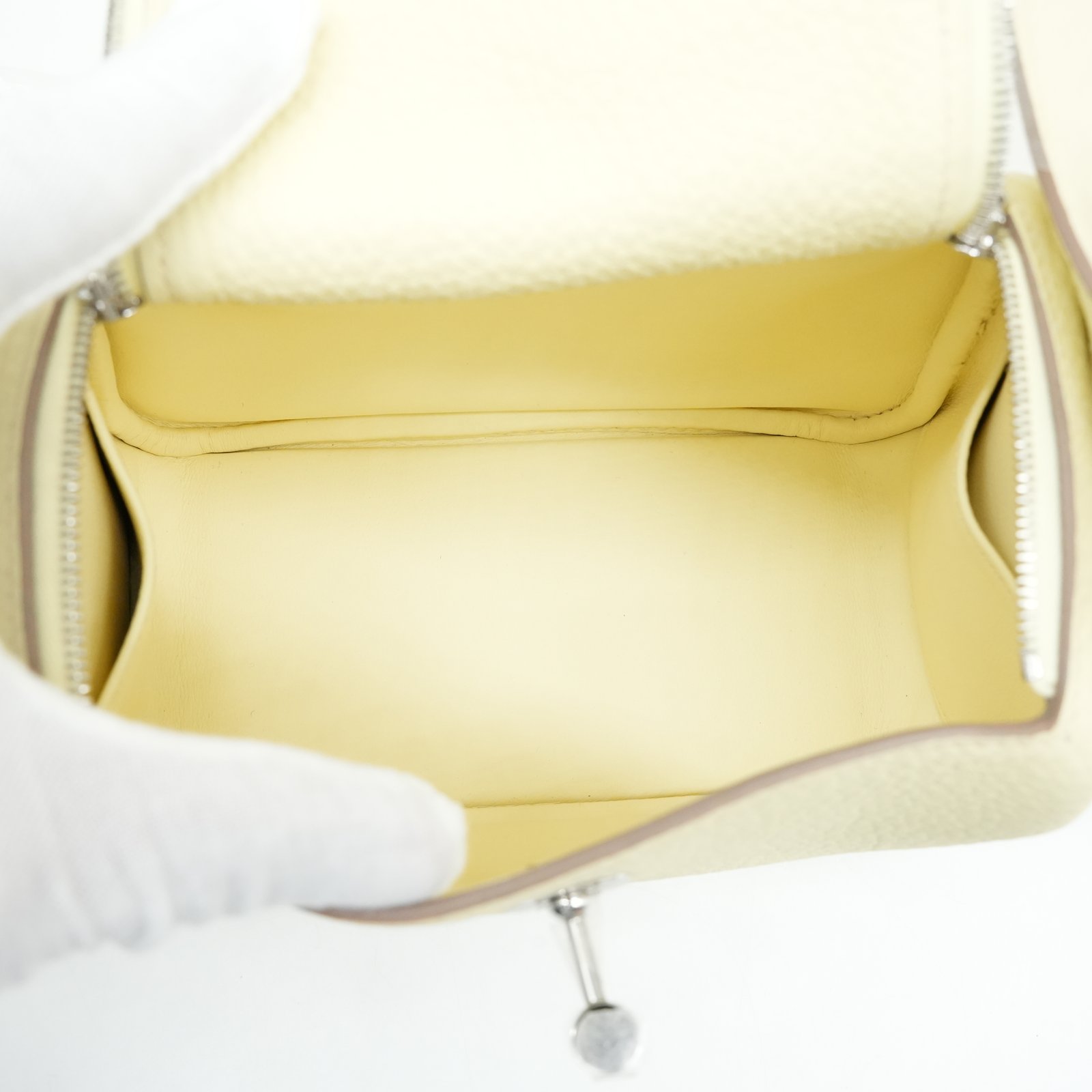 Hermès Lindy Mini Jaune Milton Taurillon Clemence Leather Shoulder Bag Year 2025 - Image 14
