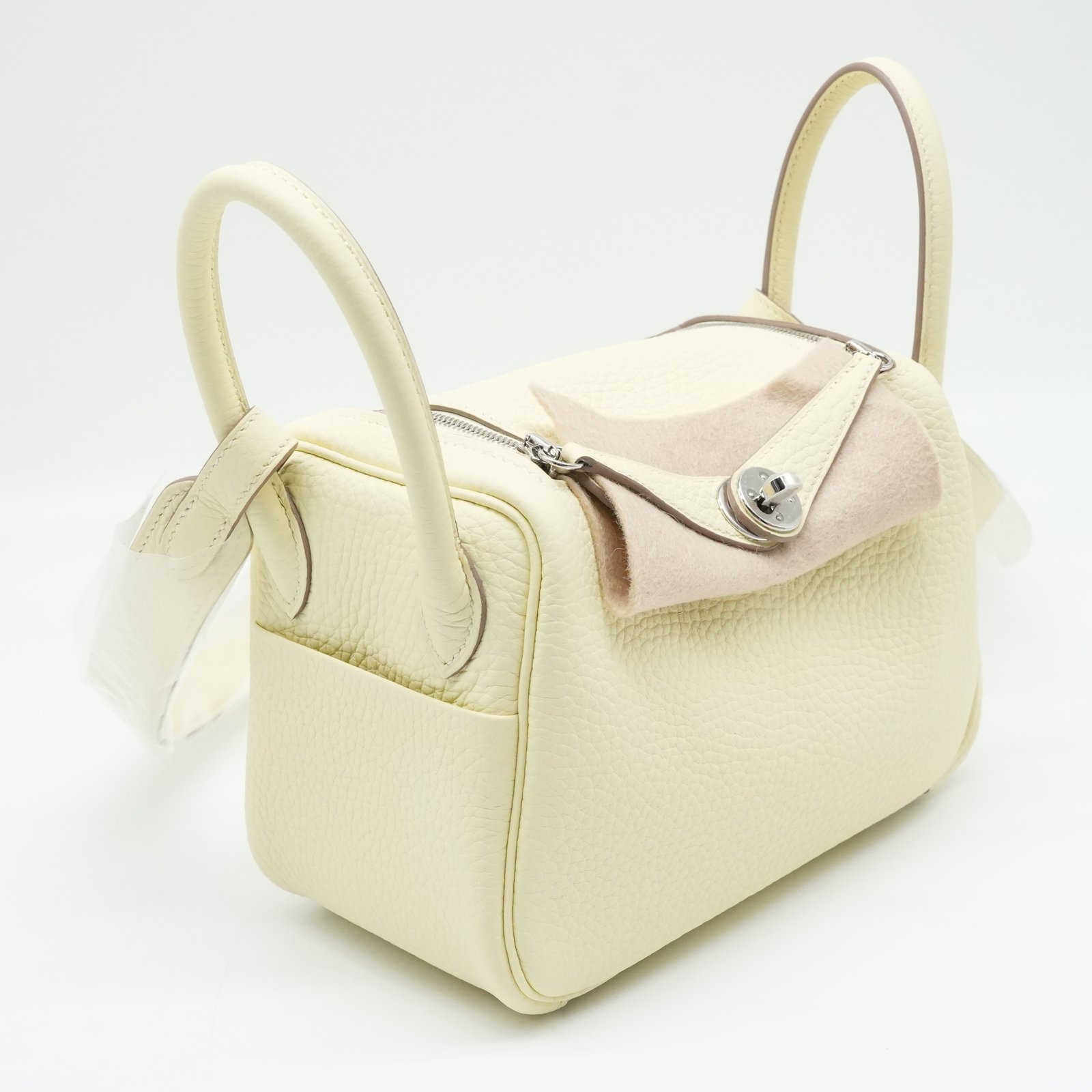 Hermès Lindy Mini Jaune Milton Taurillon Clemence Leather Shoulder Bag Year 2025 - Image 10