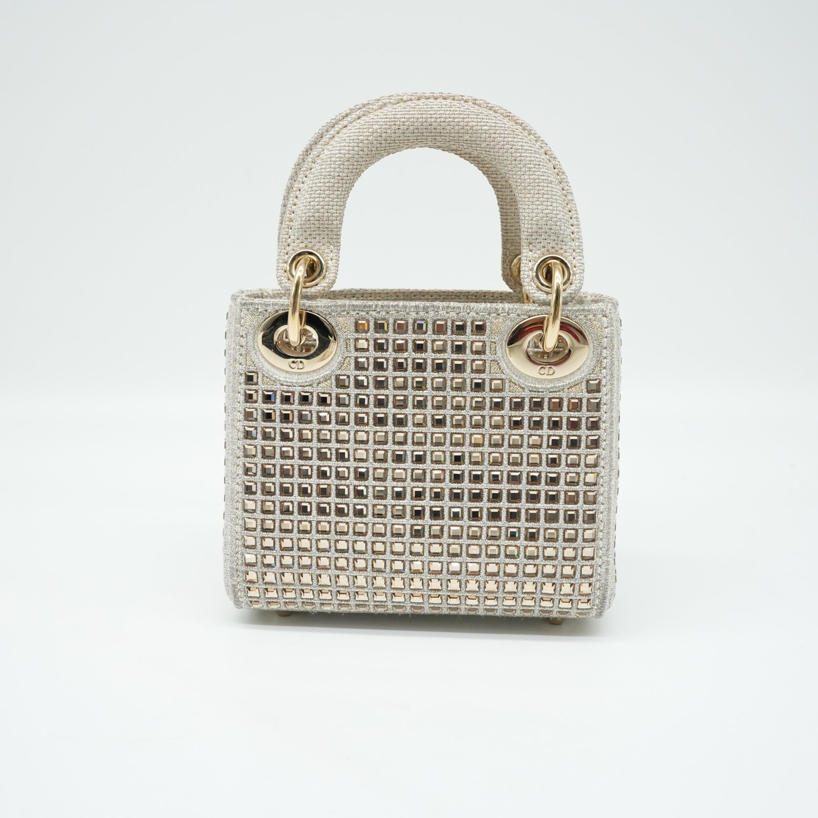 Dior Lady Dior Micro Shiny Handbag - Image 6