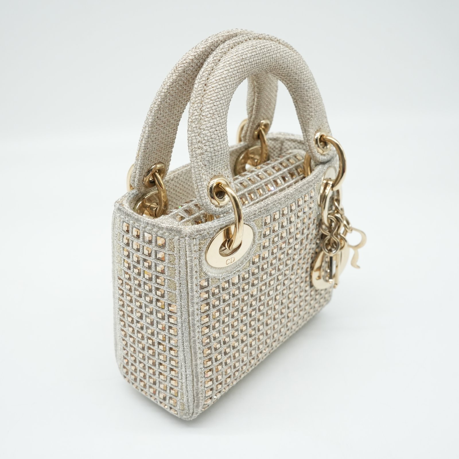 Dior Lady Dior Micro Shiny Handbag - Detail 2