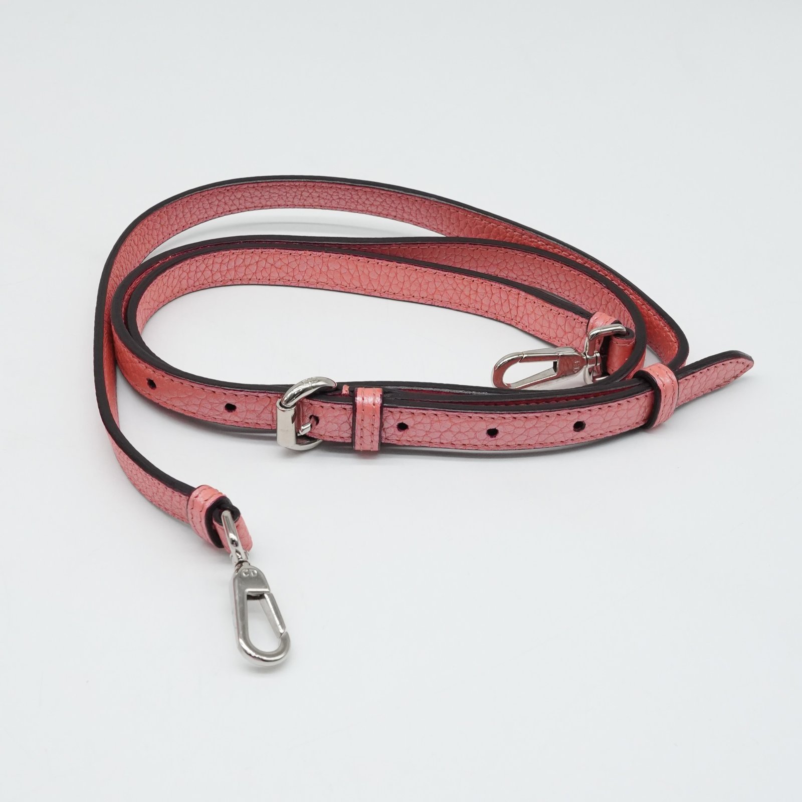 Christian Dior Pink Leather Small Diorissimo Shopper Tote - Image 12