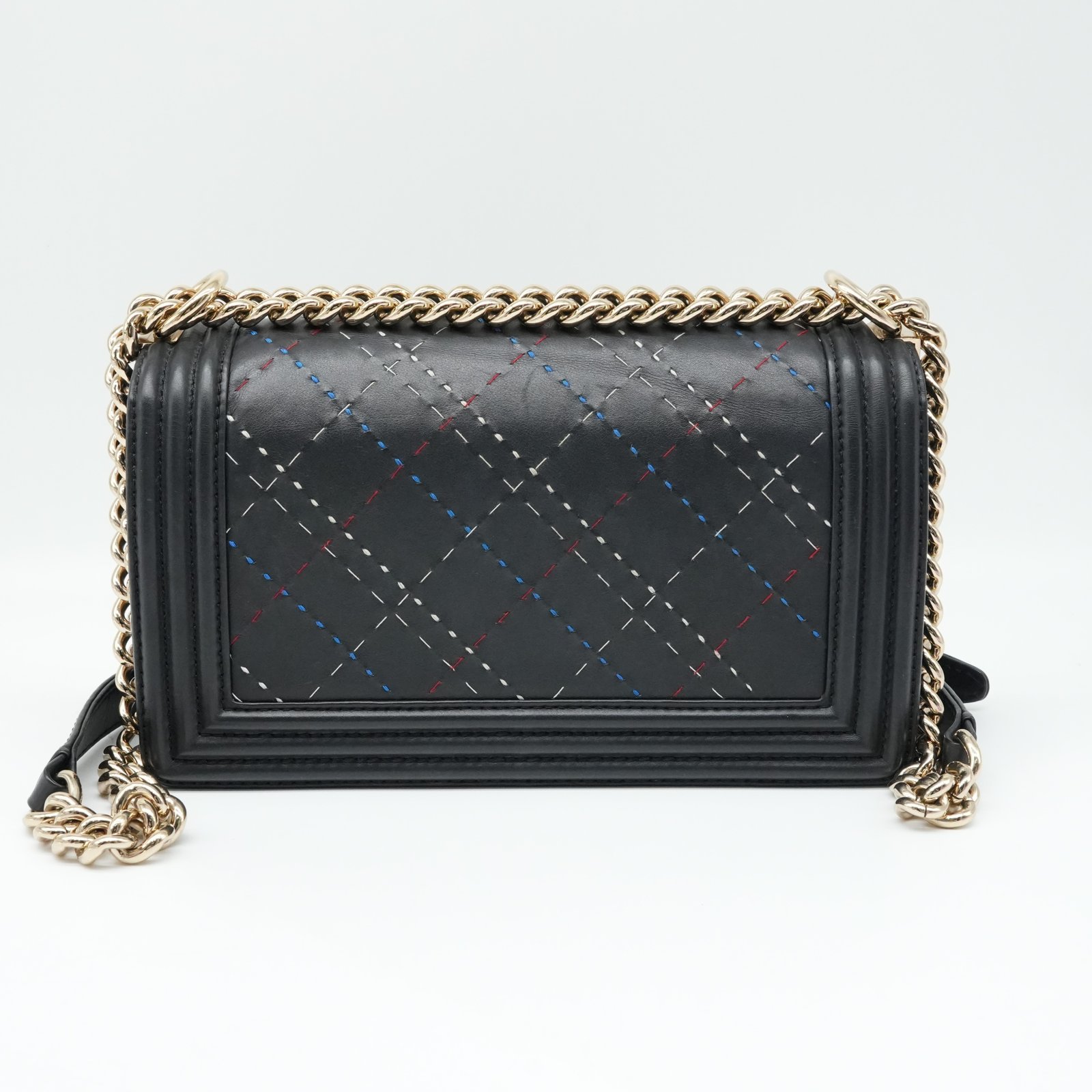 Chanel Boy Bag Black Medium tricolor - 4