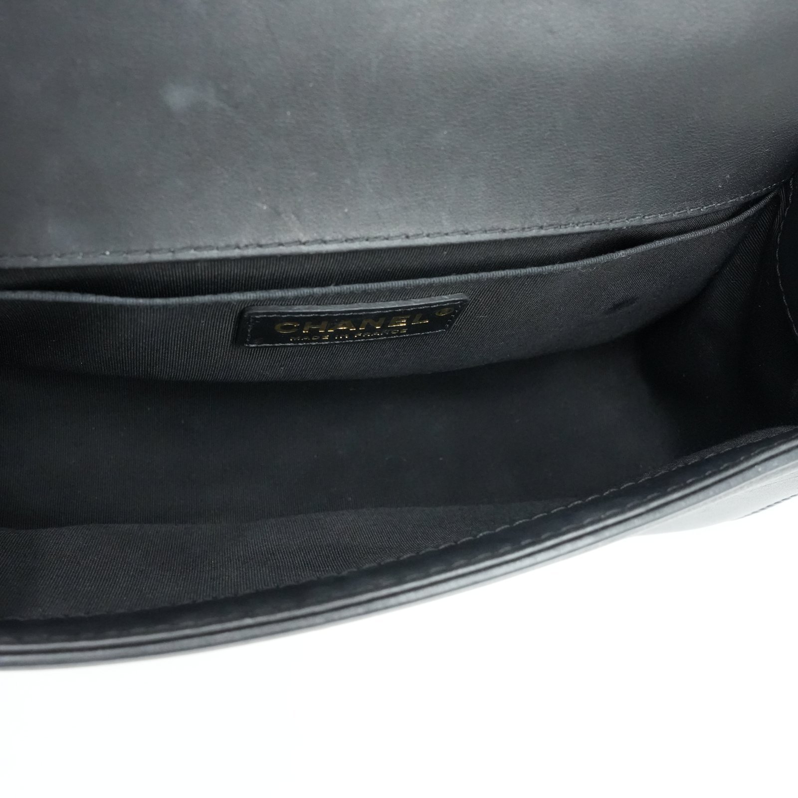 Chanel Boy Bag Black Medium tricolor - Detail 1