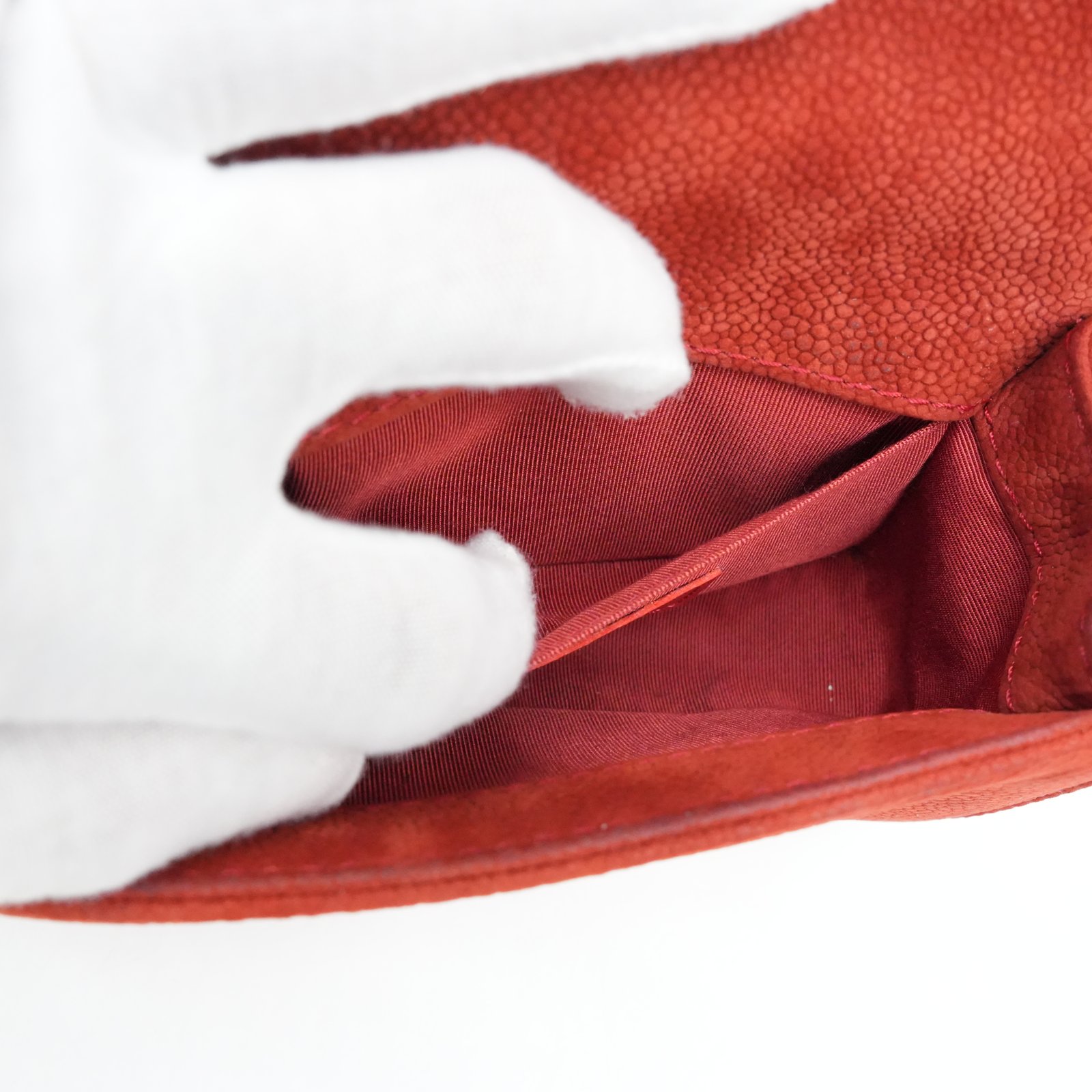 Chanel Red Le Boy Mini Canvas Shoulder Bag - Image 11