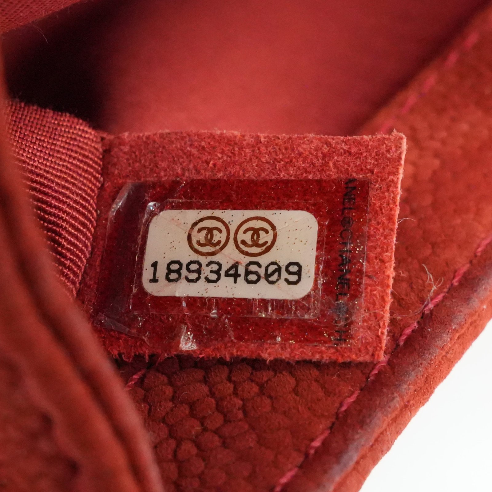 Chanel Red Le Boy Mini Canvas Shoulder Bag - Image 12