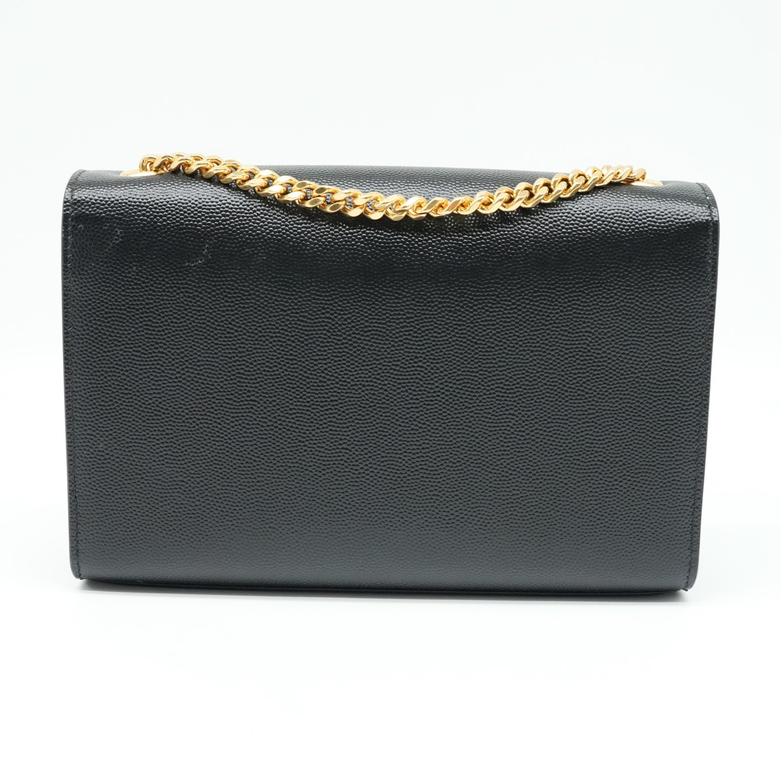 Yves Saint Laurent Black Leather Kate Small Tassel Wallet Chain Bag - Image 6