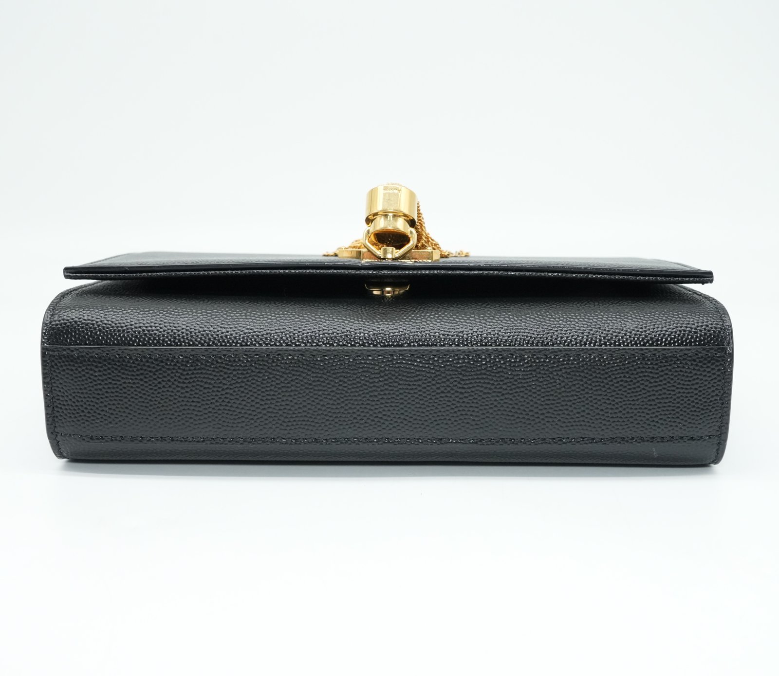 Yves Saint Laurent Black Leather Kate Small Tassel Wallet Chain Bag - Detail 2