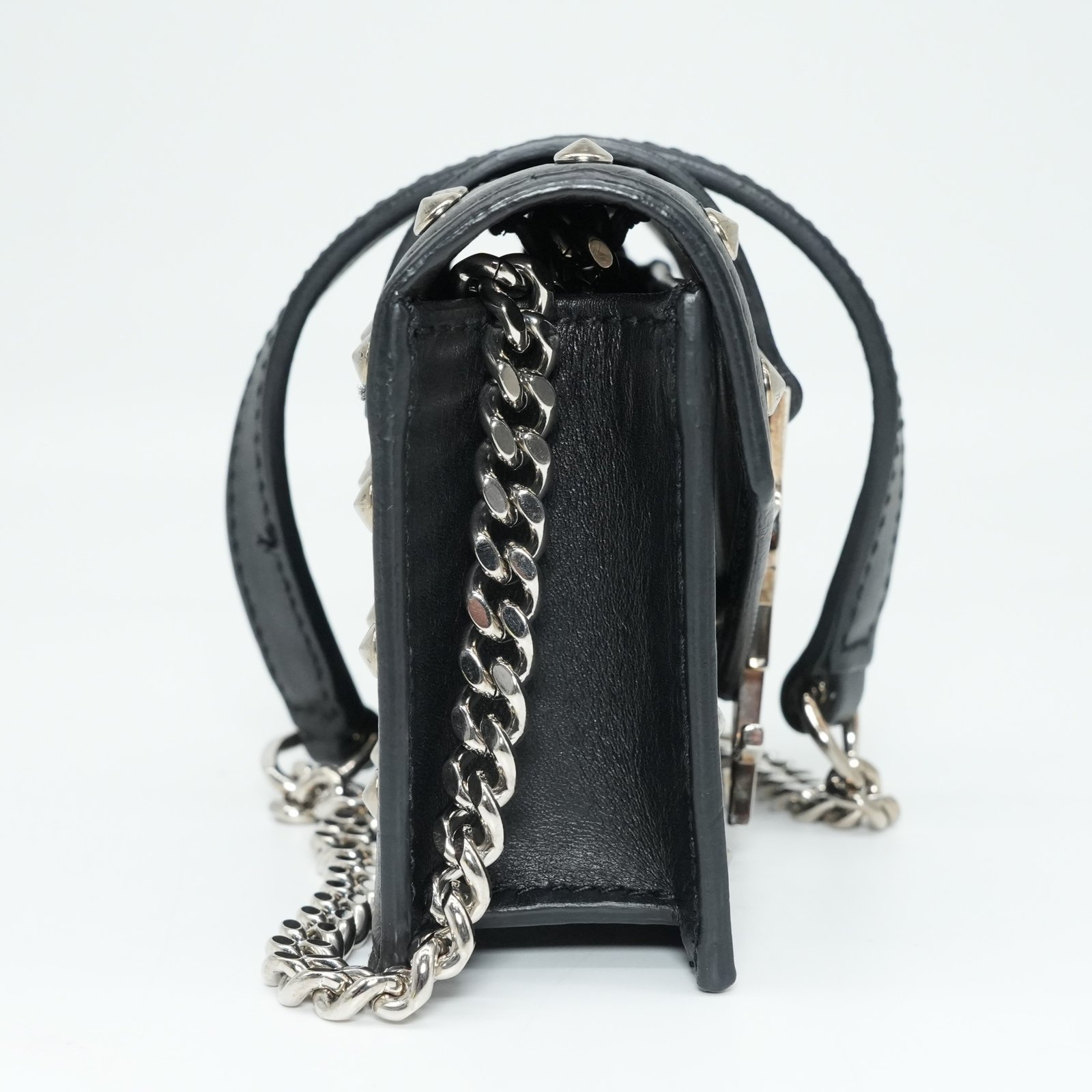 Yves Saint Laurent Calfskin Studded Mini Bag - 4