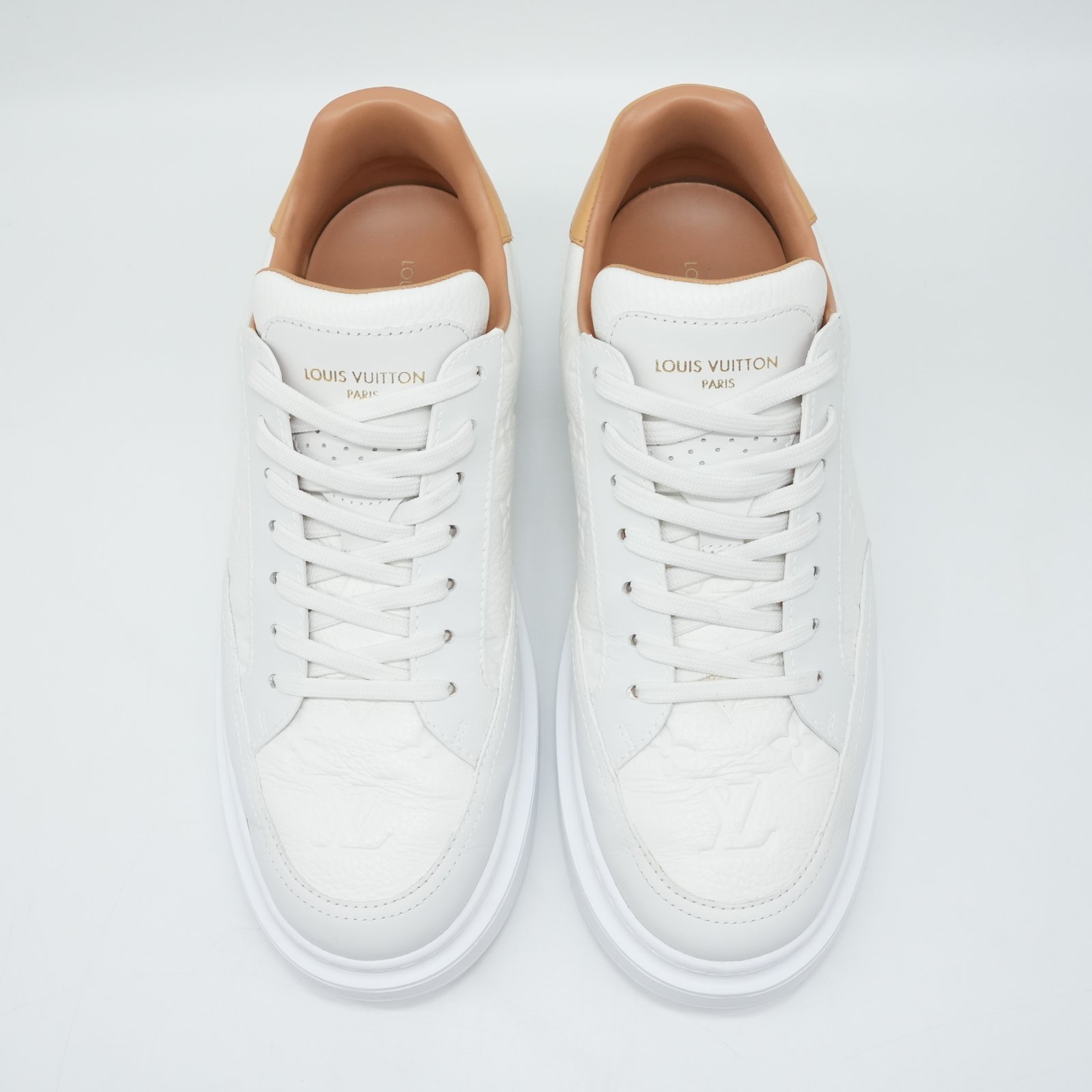 Louis Vuitton Sneakers Beverly Hills Line Monogram Shoes Mens Size 40 - Back view