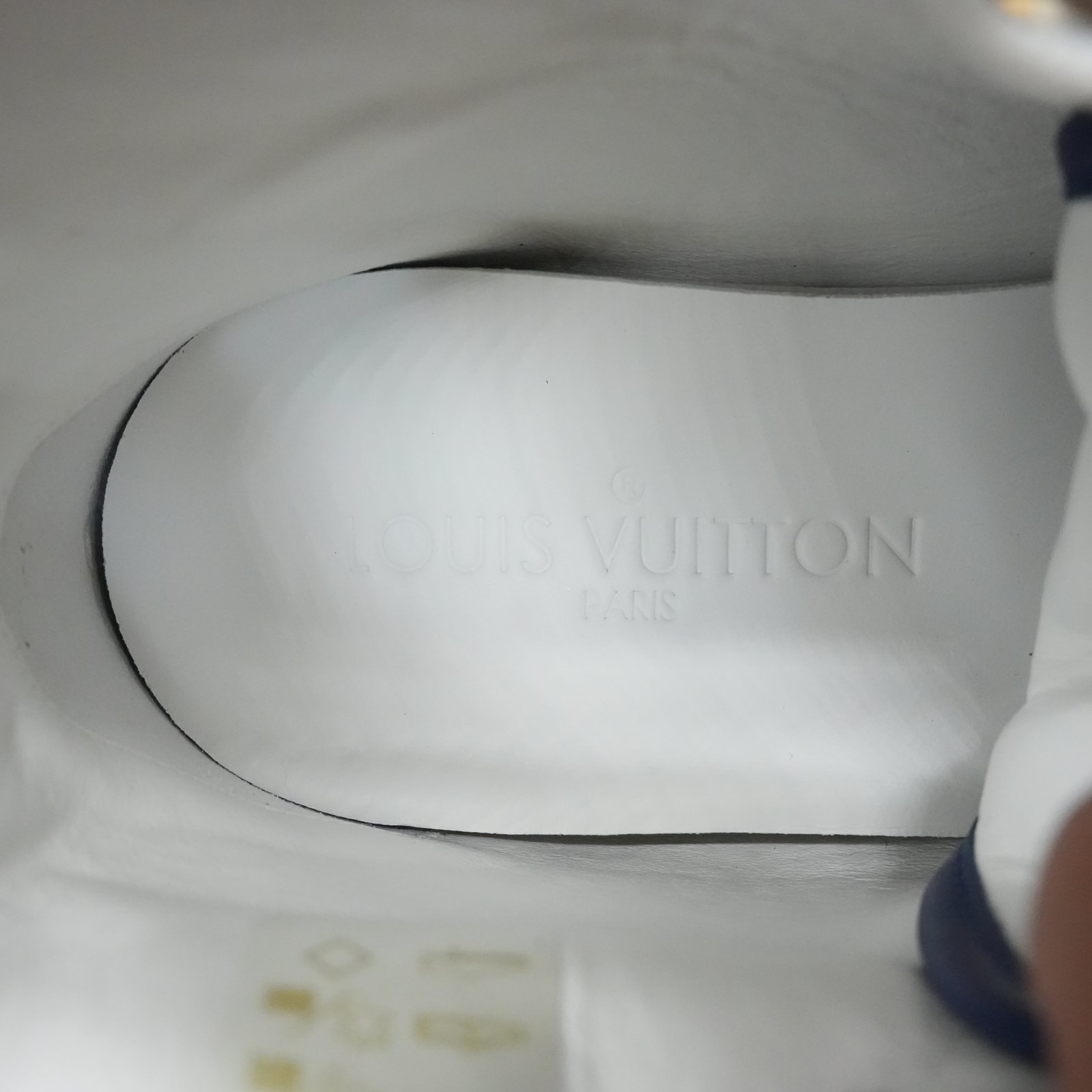 Louis Vuitton High-Top Denim Monogram Stellar Sneaker Size 36.5 - Image 13