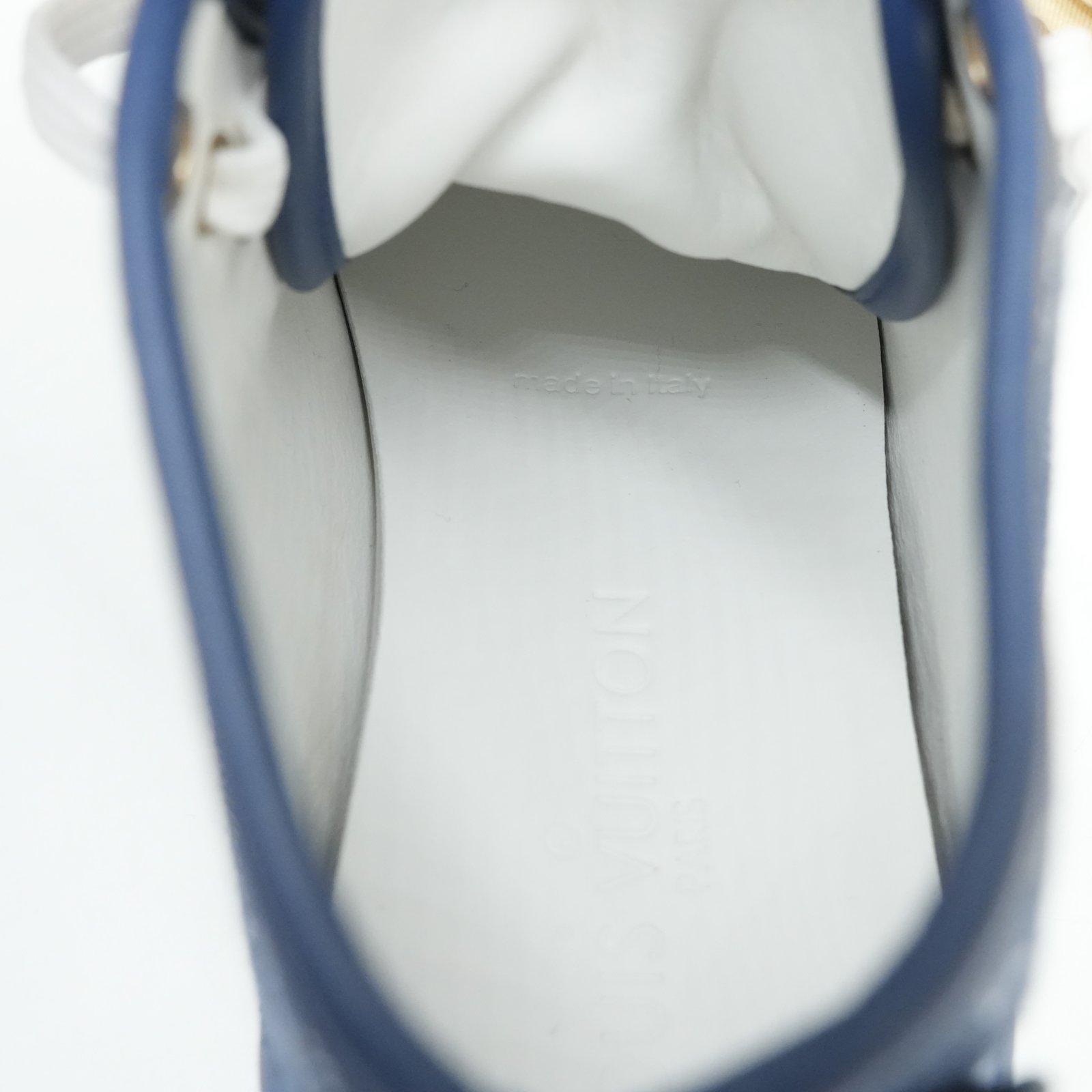 Louis Vuitton High-Top Denim Monogram Stellar Sneaker Size 36.5 - Image 10