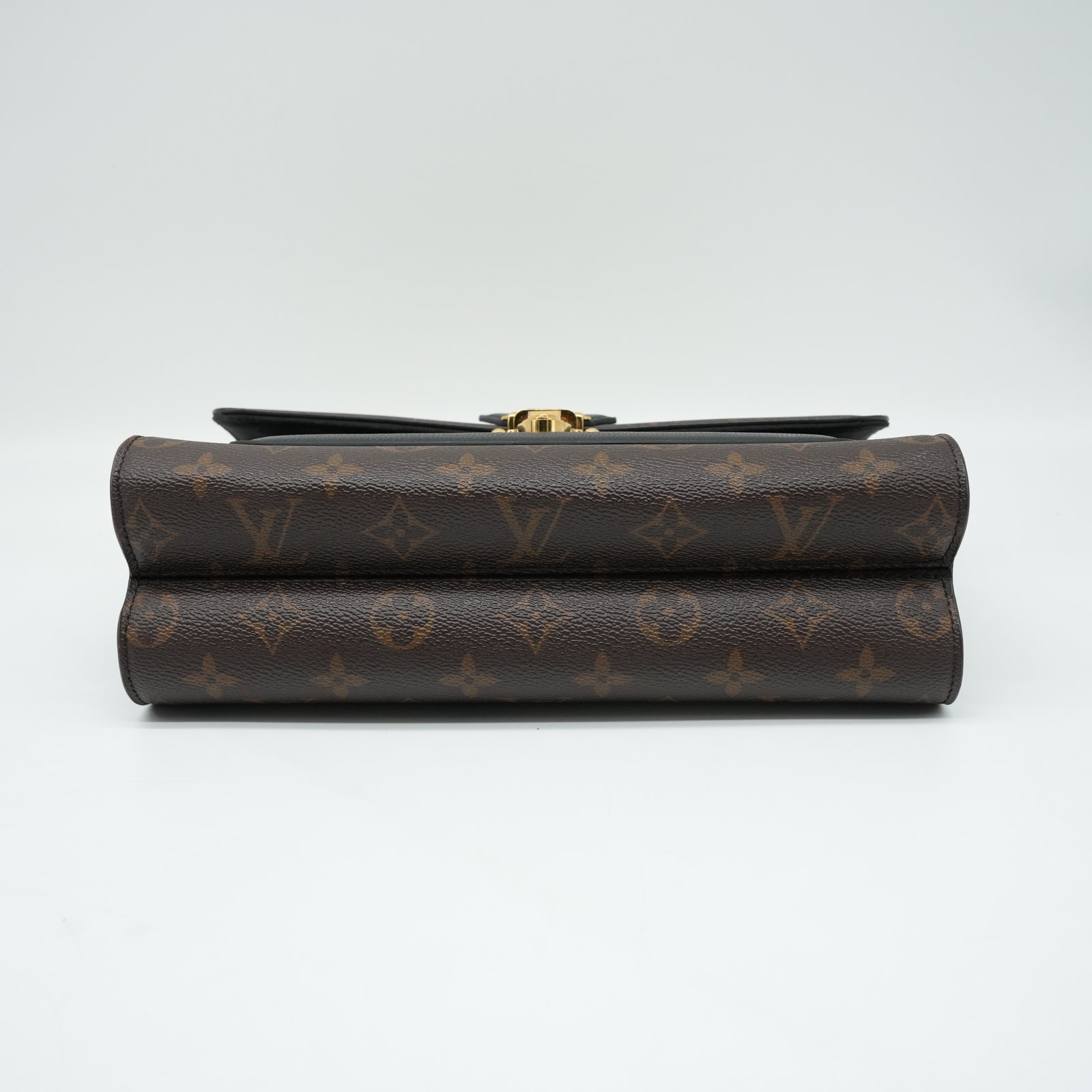 Louis Vuitton Black Monogram Canvas Victoire Bag M4173 - Side view