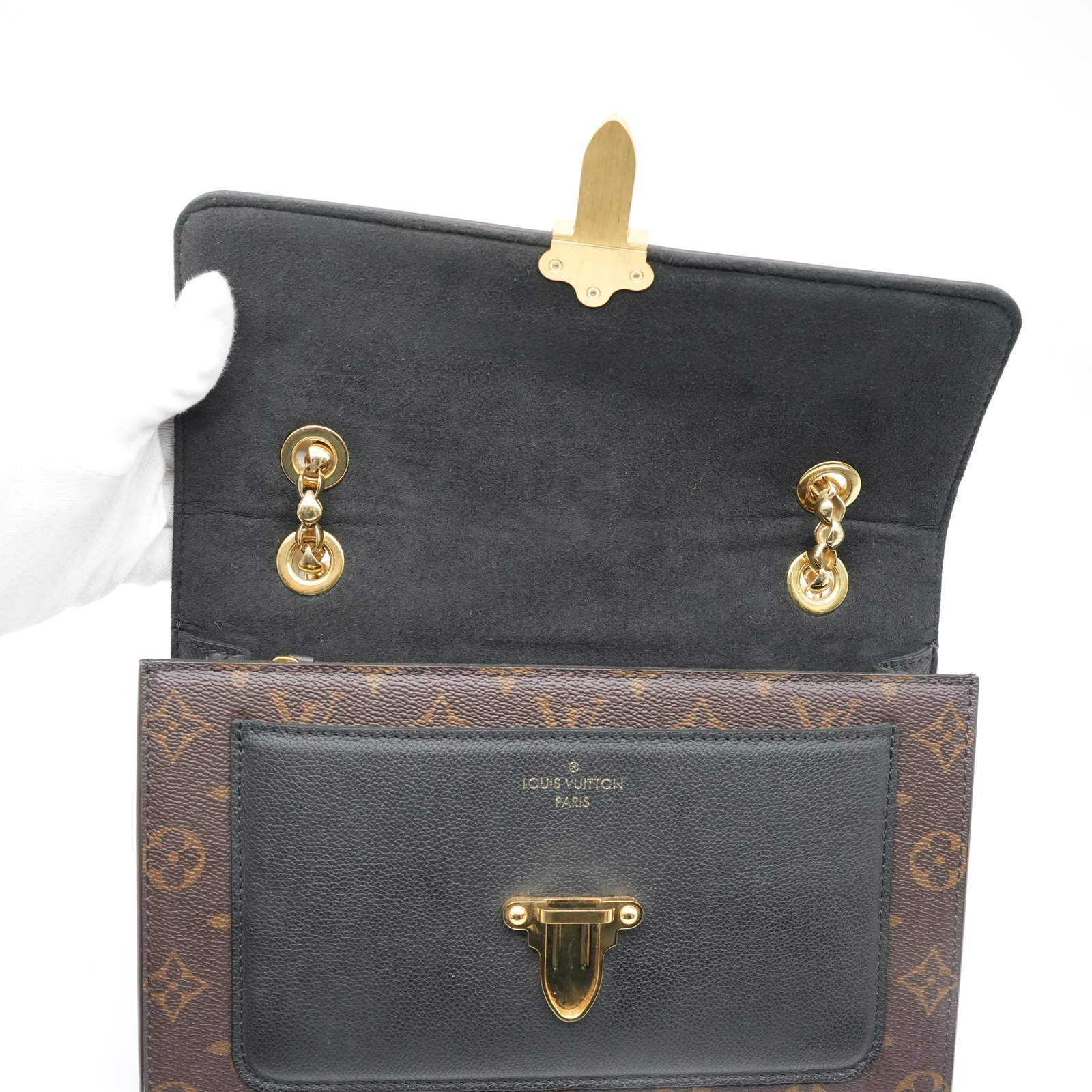 Louis Vuitton Black Monogram Canvas Victoire Bag M4173 - Image 10