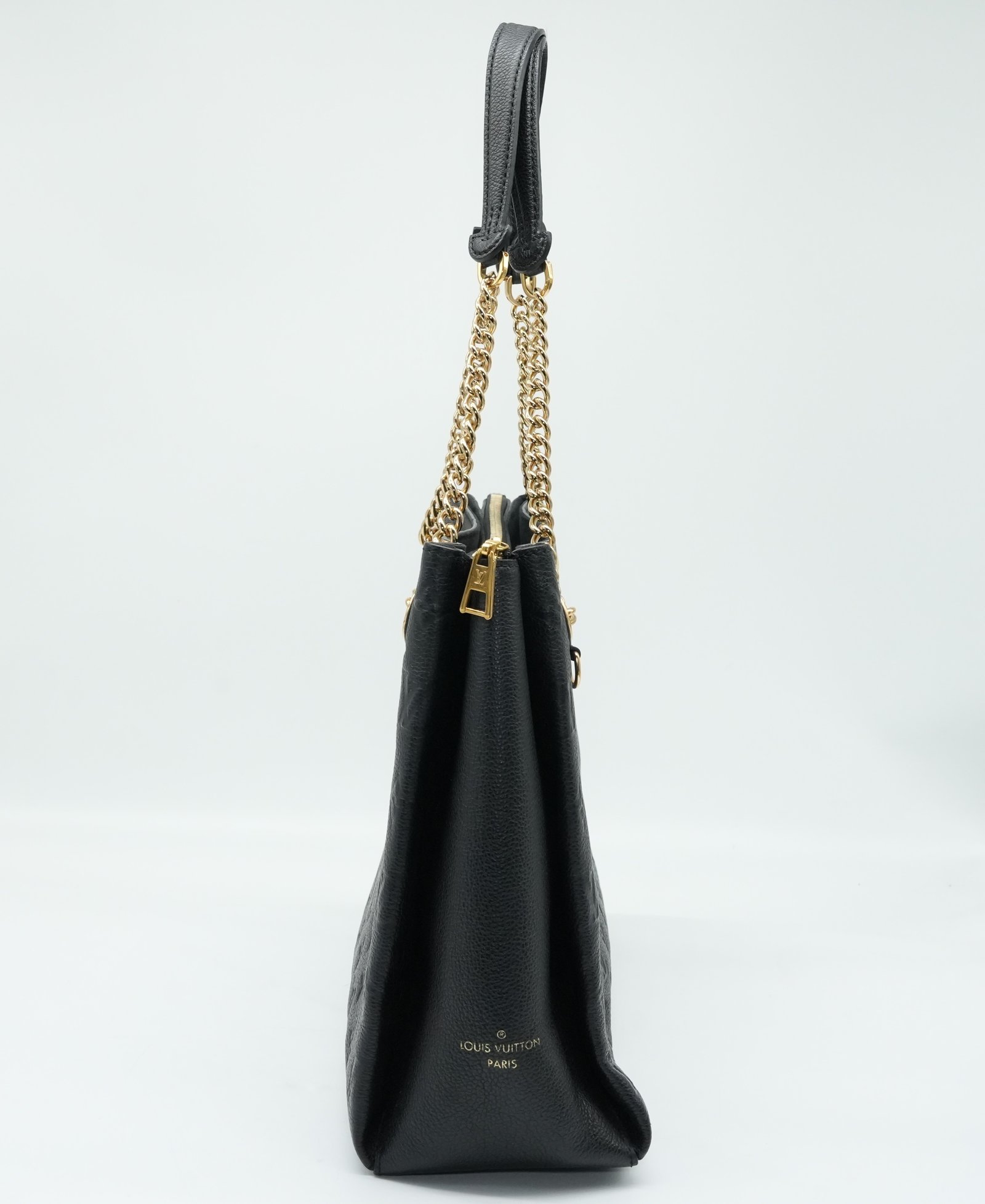 Louis Vuitton Monogram Empreinte Leather Surene MM Bag Black - Back view