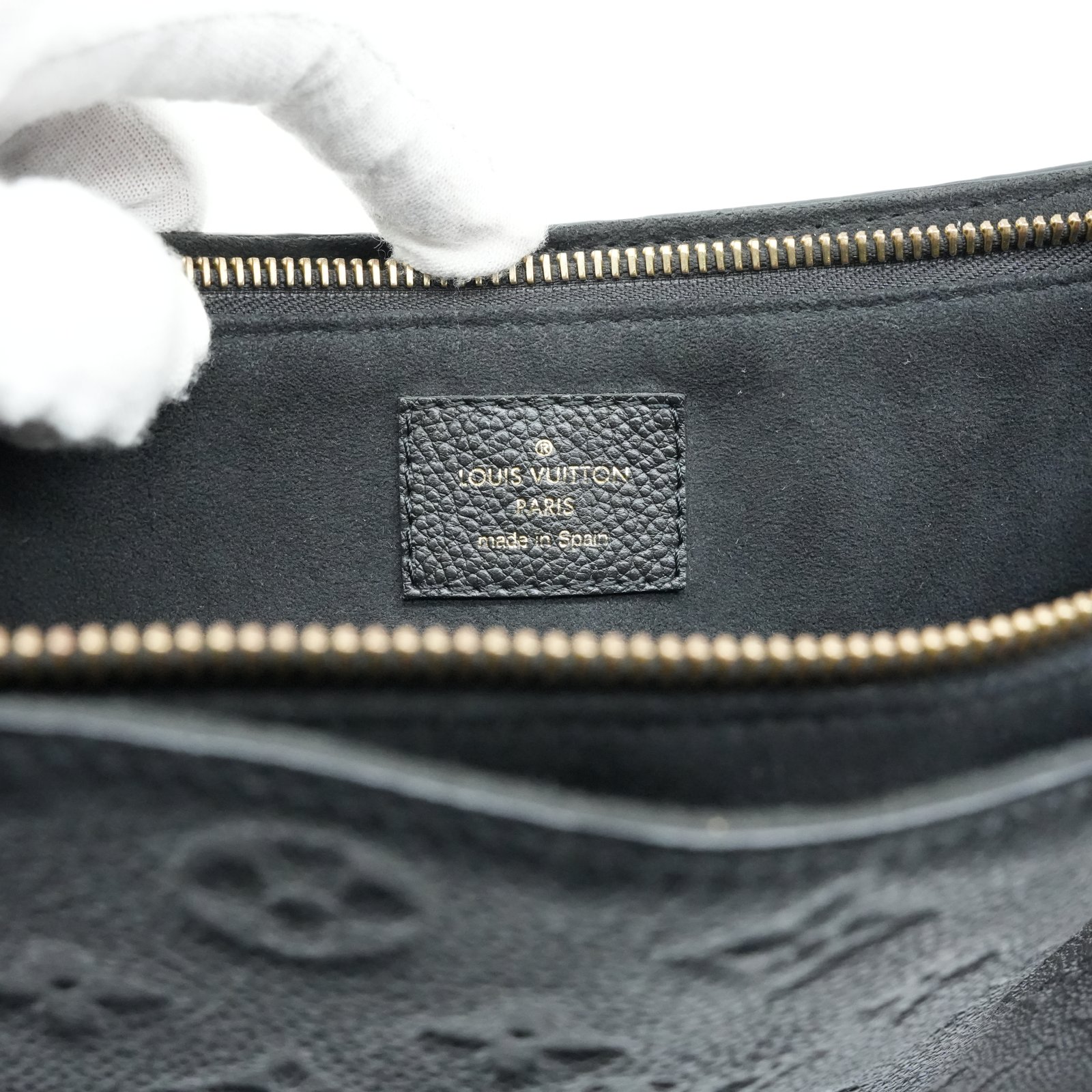 Louis Vuitton Monogram Empreinte Leather Surene MM Bag Black - Image 11