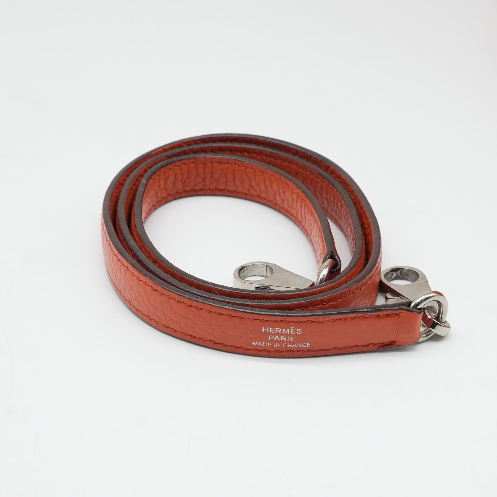 Hermès Bolide 31 Handbag In Potiron Orange Clemence Leather - Image 20