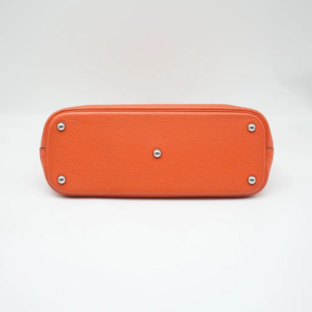 Hermès Bolide 31 Handbag In Potiron Orange Clemence Leather Orange Good - Box View