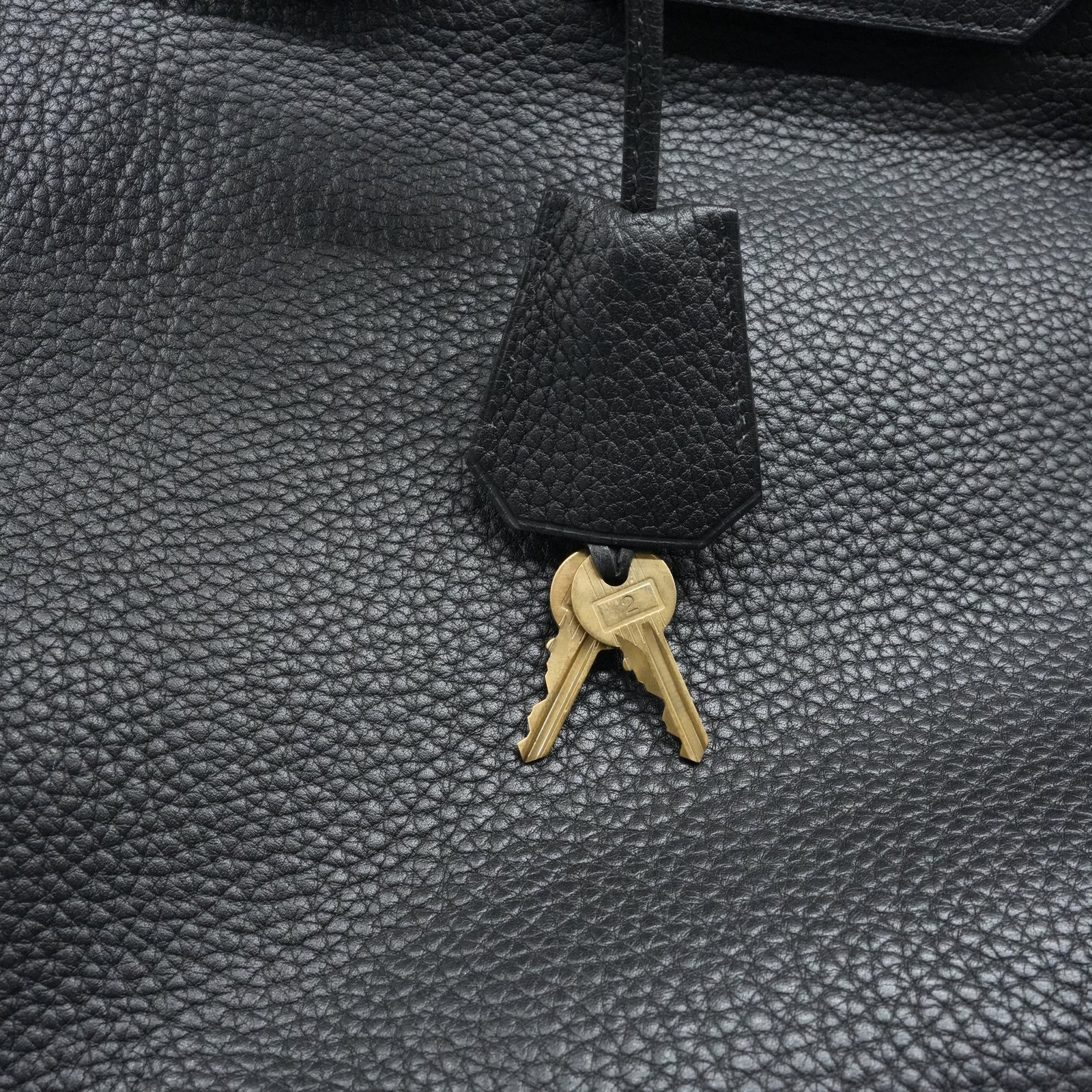 Hermès Birkin HAC 50 Black Togo Palladium Hardware 2001 - Image 14